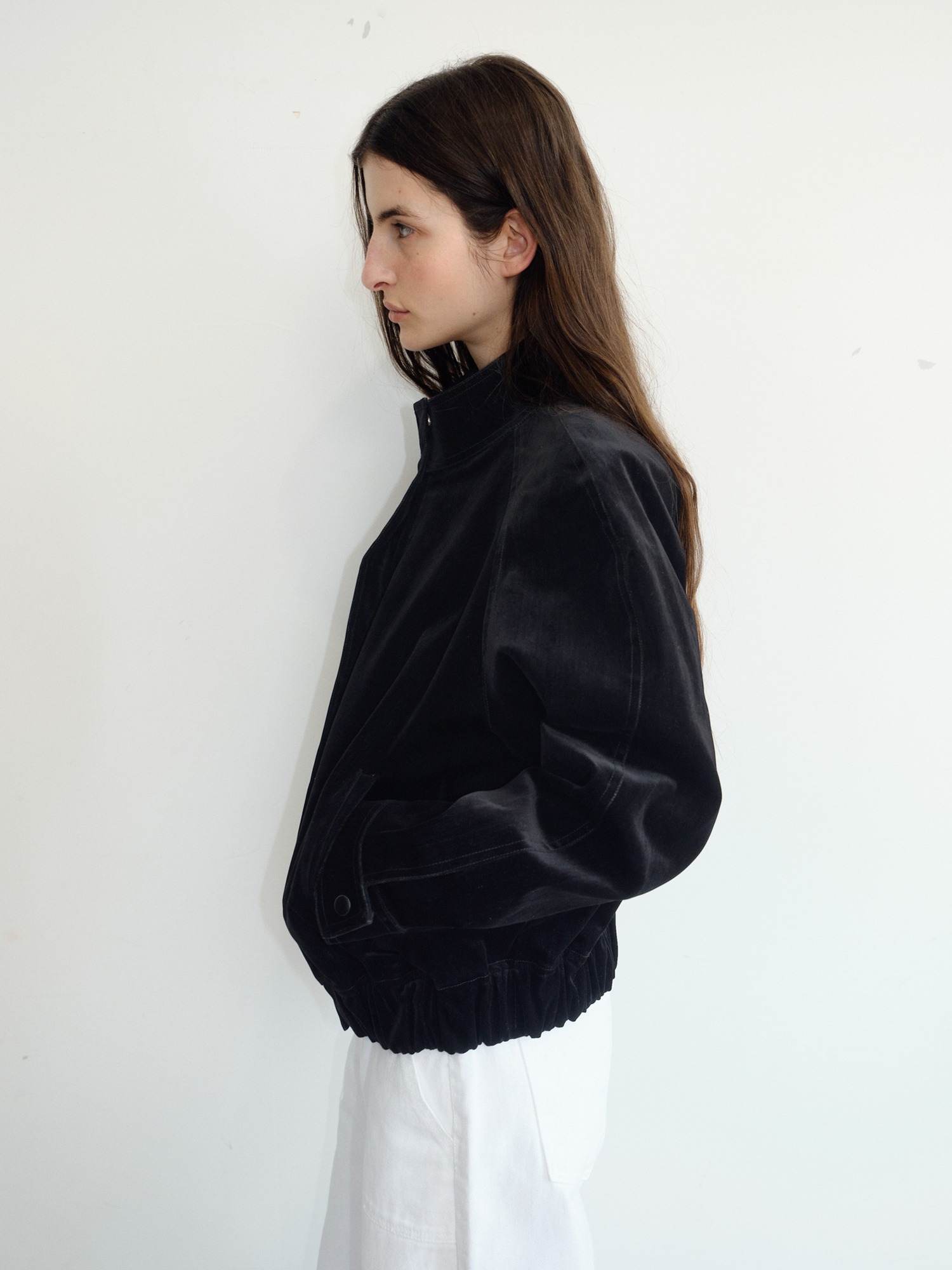 Walker Velvet Blouson [Black]