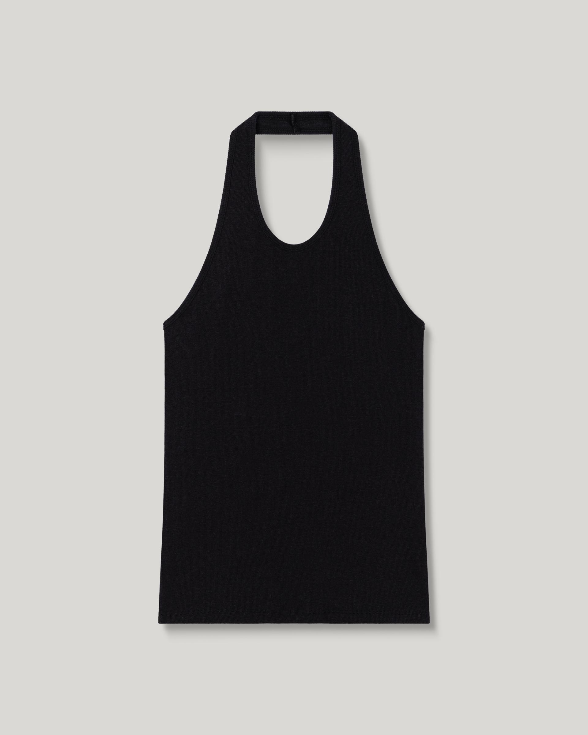 Loop Halter T-shirt [Black]
