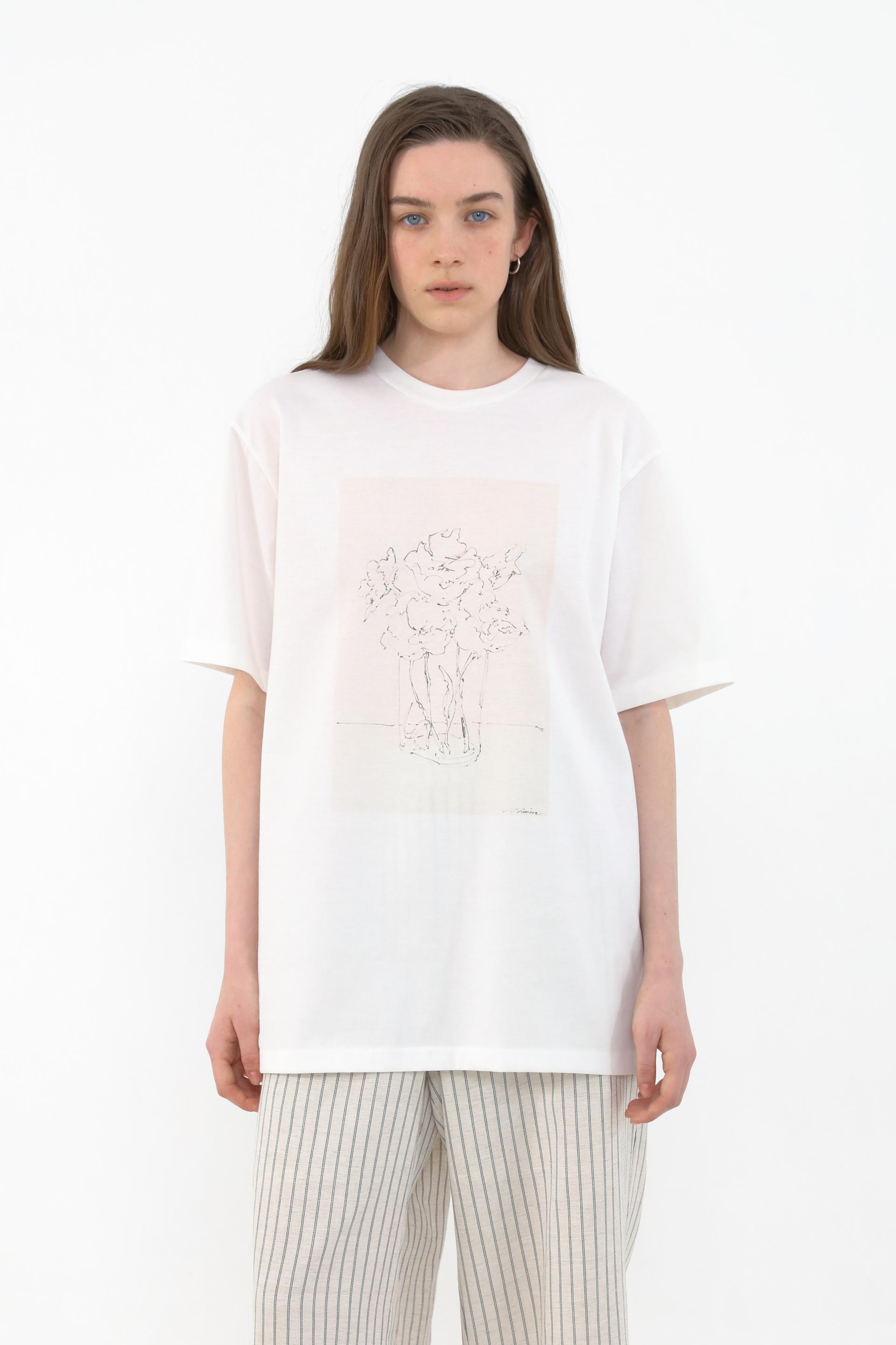 Carla X Object Drawing T-Shirt [Ivory]