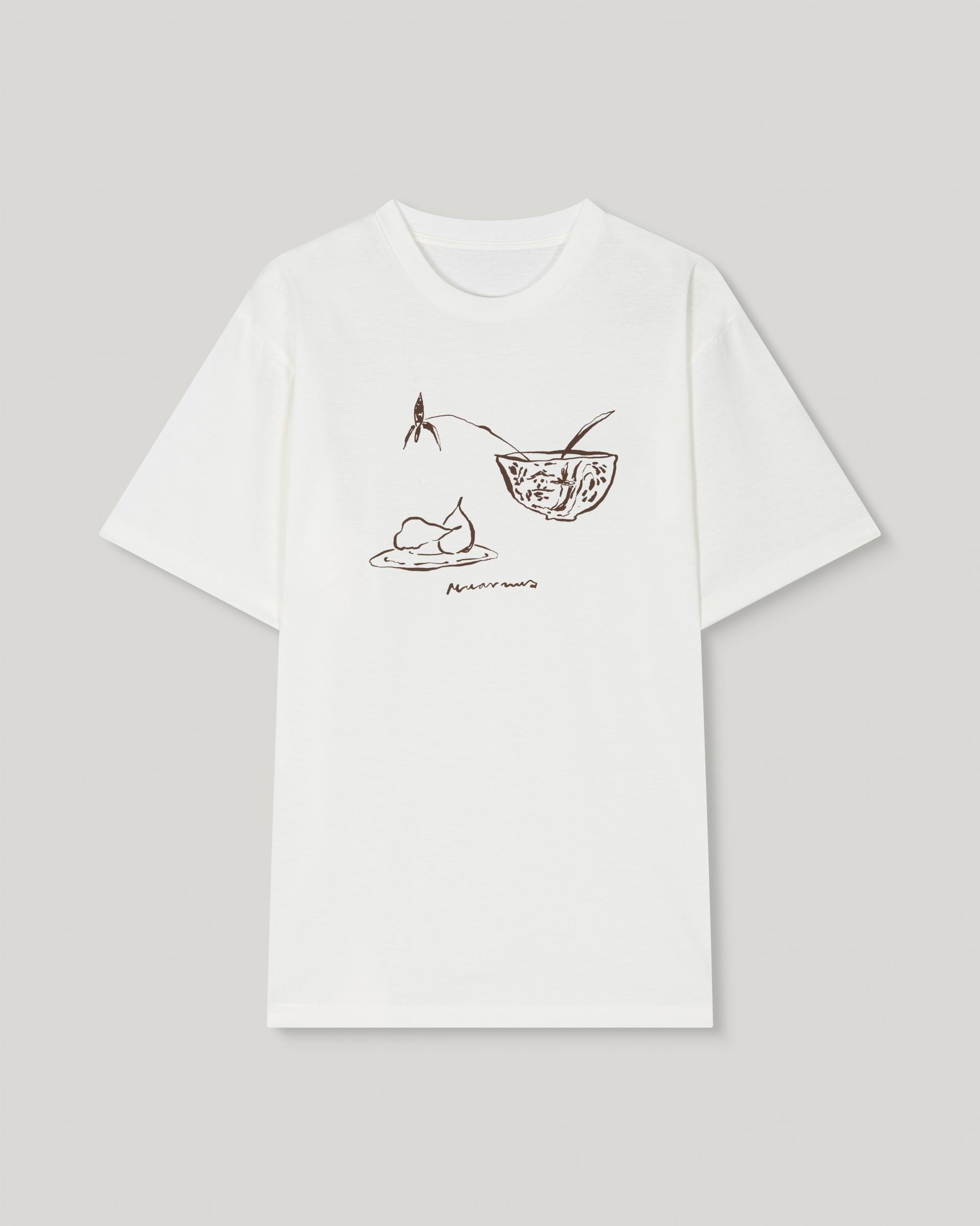 Carla X Fruit Drawing T-Shirt [Ivory]