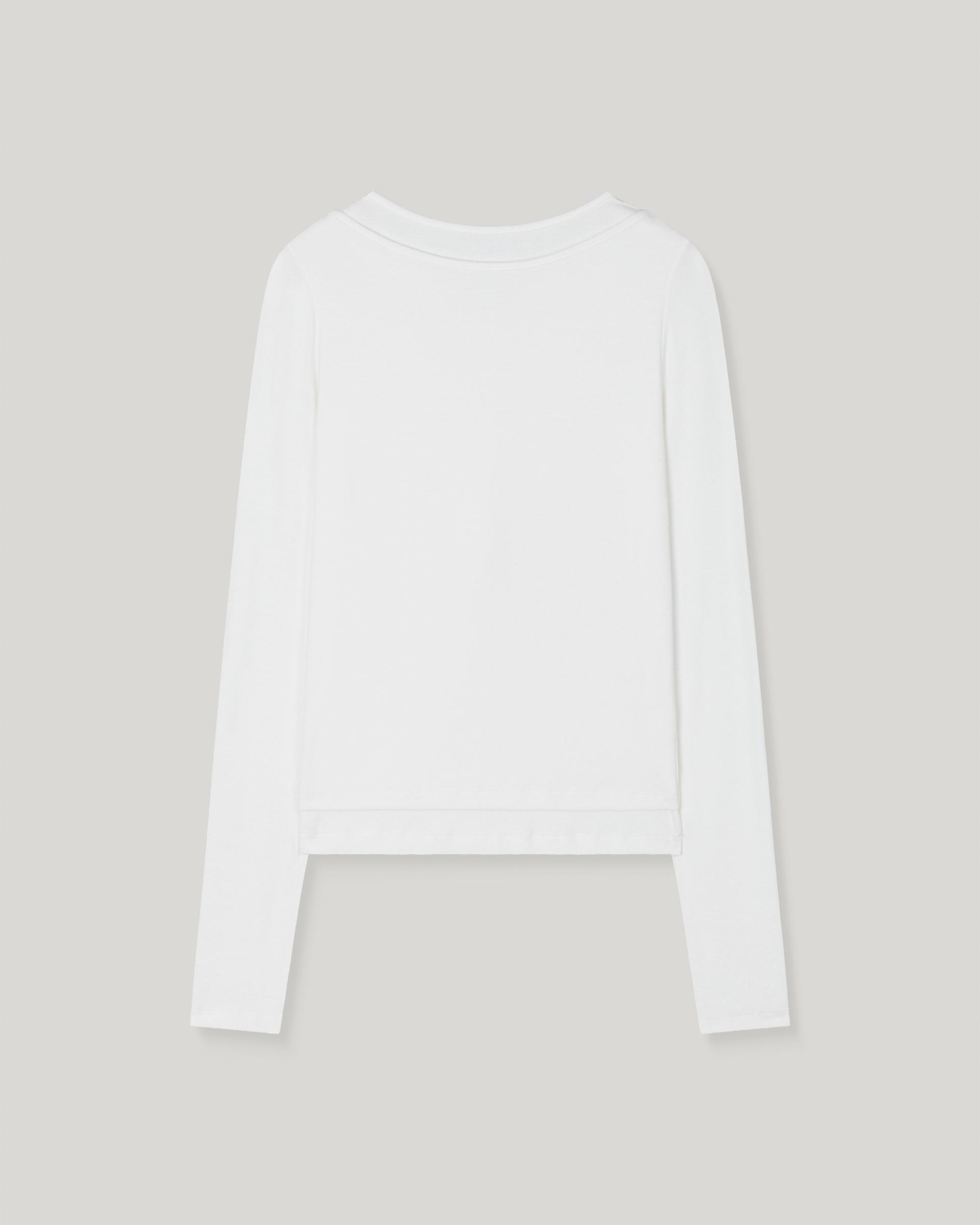 Veil Layered T-shirt [Ivory]