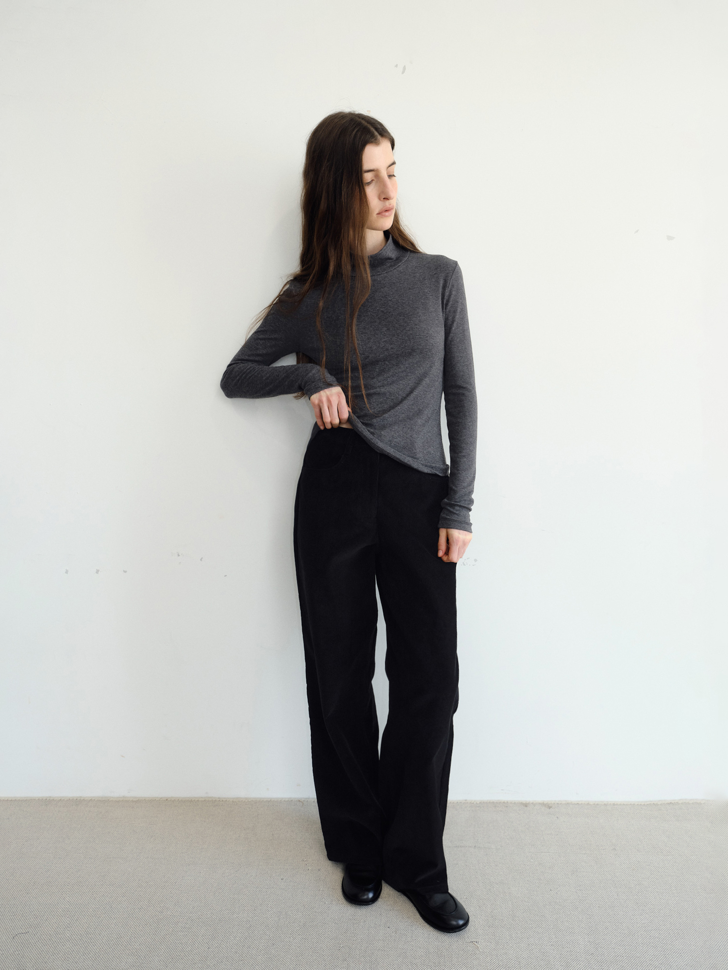 Roven Wool Turtleneck [Gray]