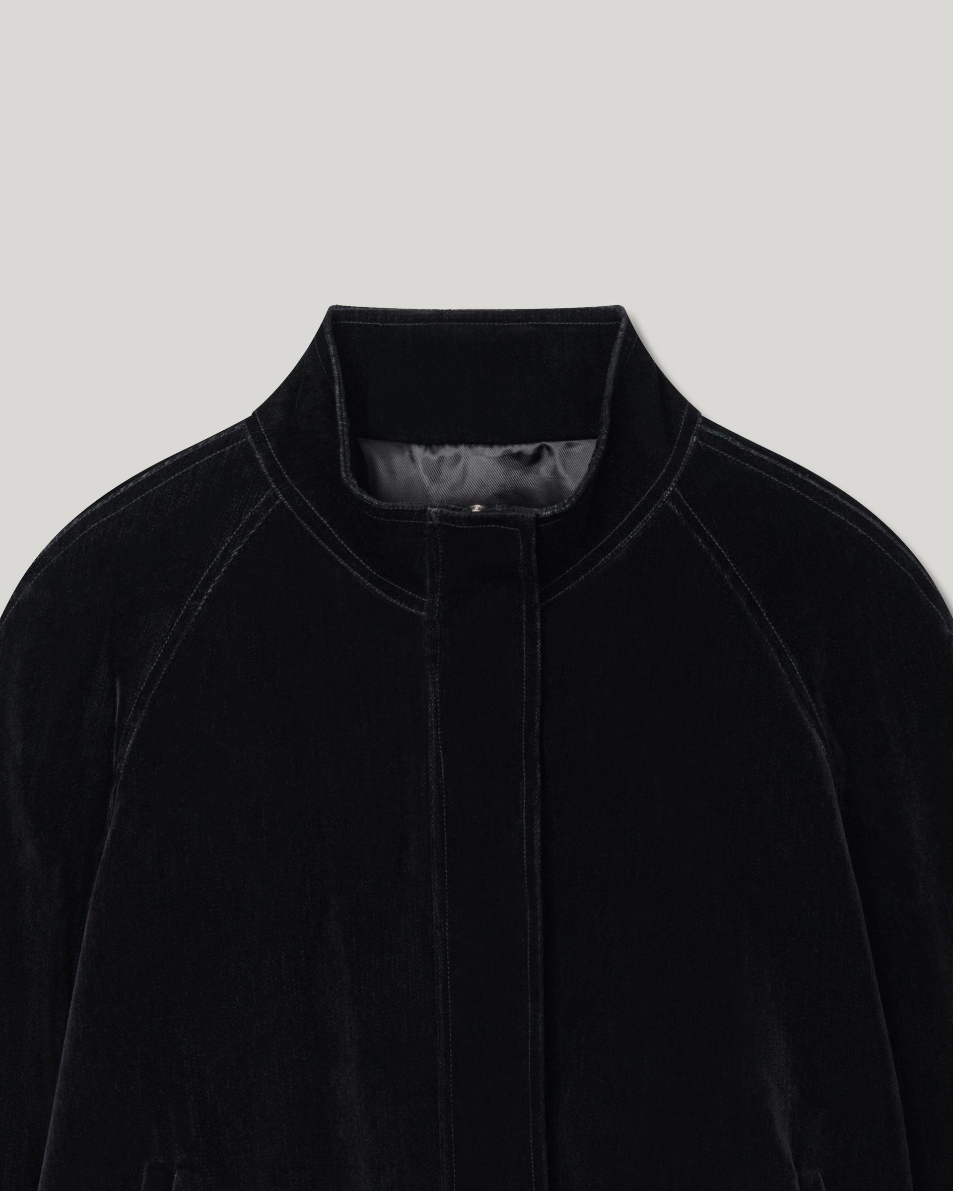 Walker Velvet Blouson [Black]