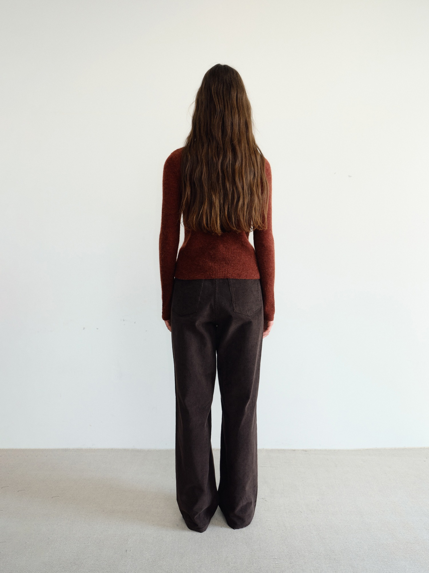 Elio Wool Knit Cardigan [Red]