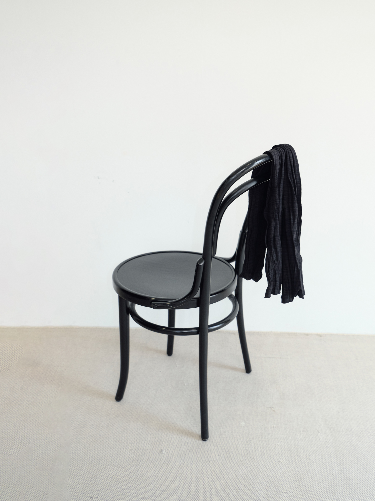 Ripple Check Scarf [Black]