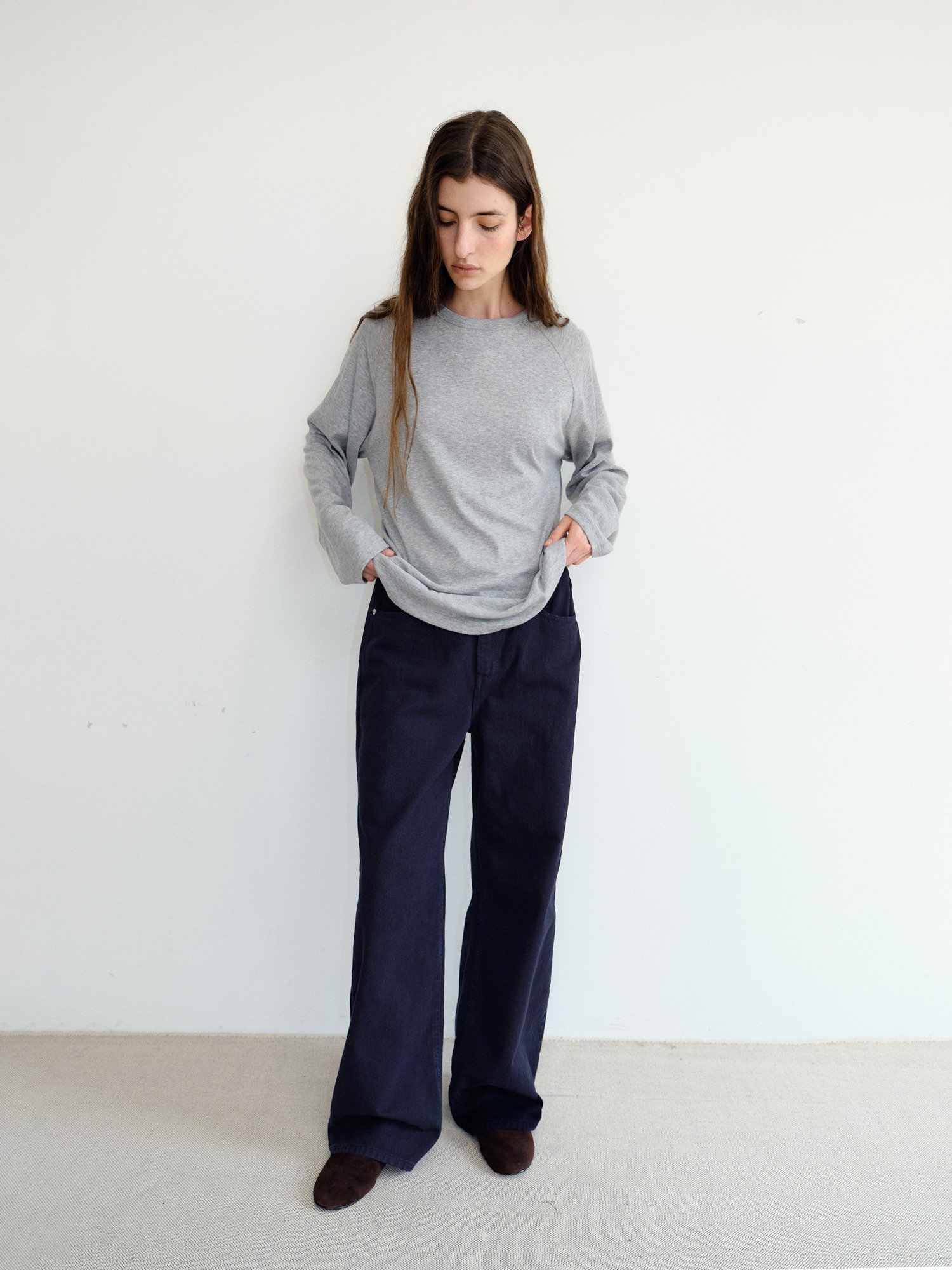 Ease Raglan T- shirt [Gray]