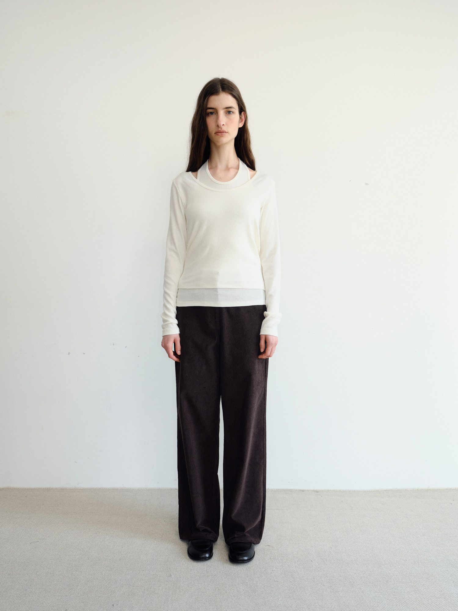 Loop Halter T-shirt [Ivory]