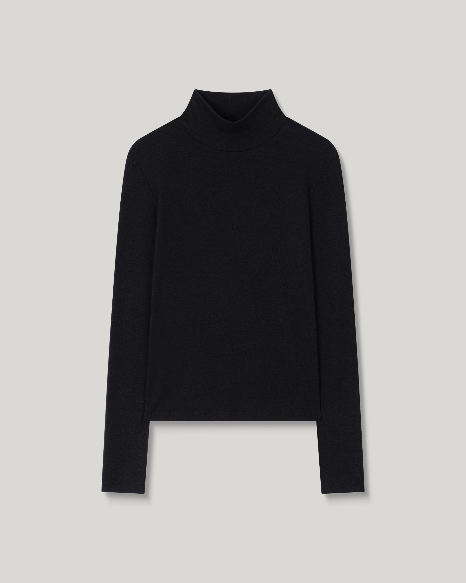 Roven Wool Turtleneck [Black]