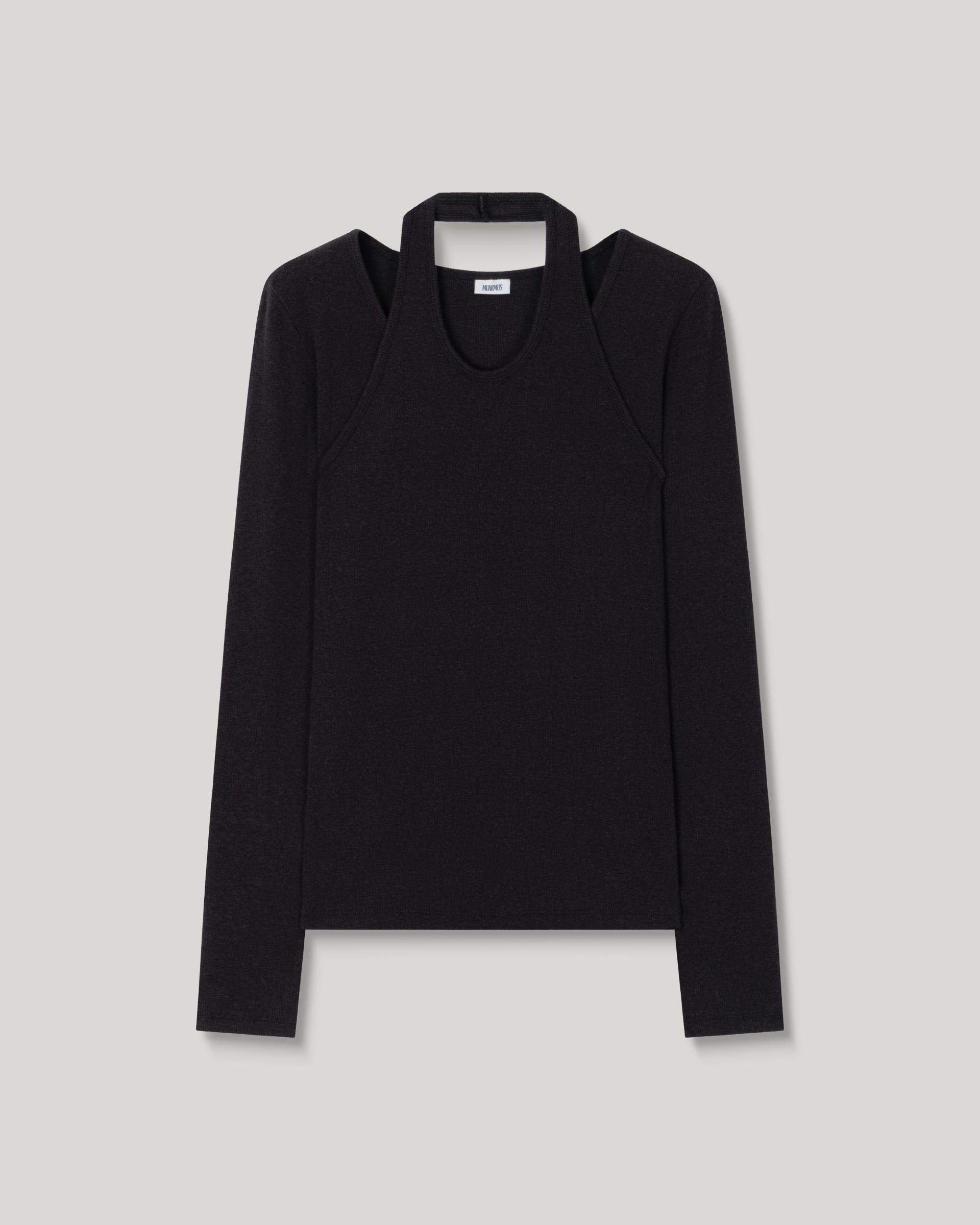 Loop Halter T-shirt [Black]