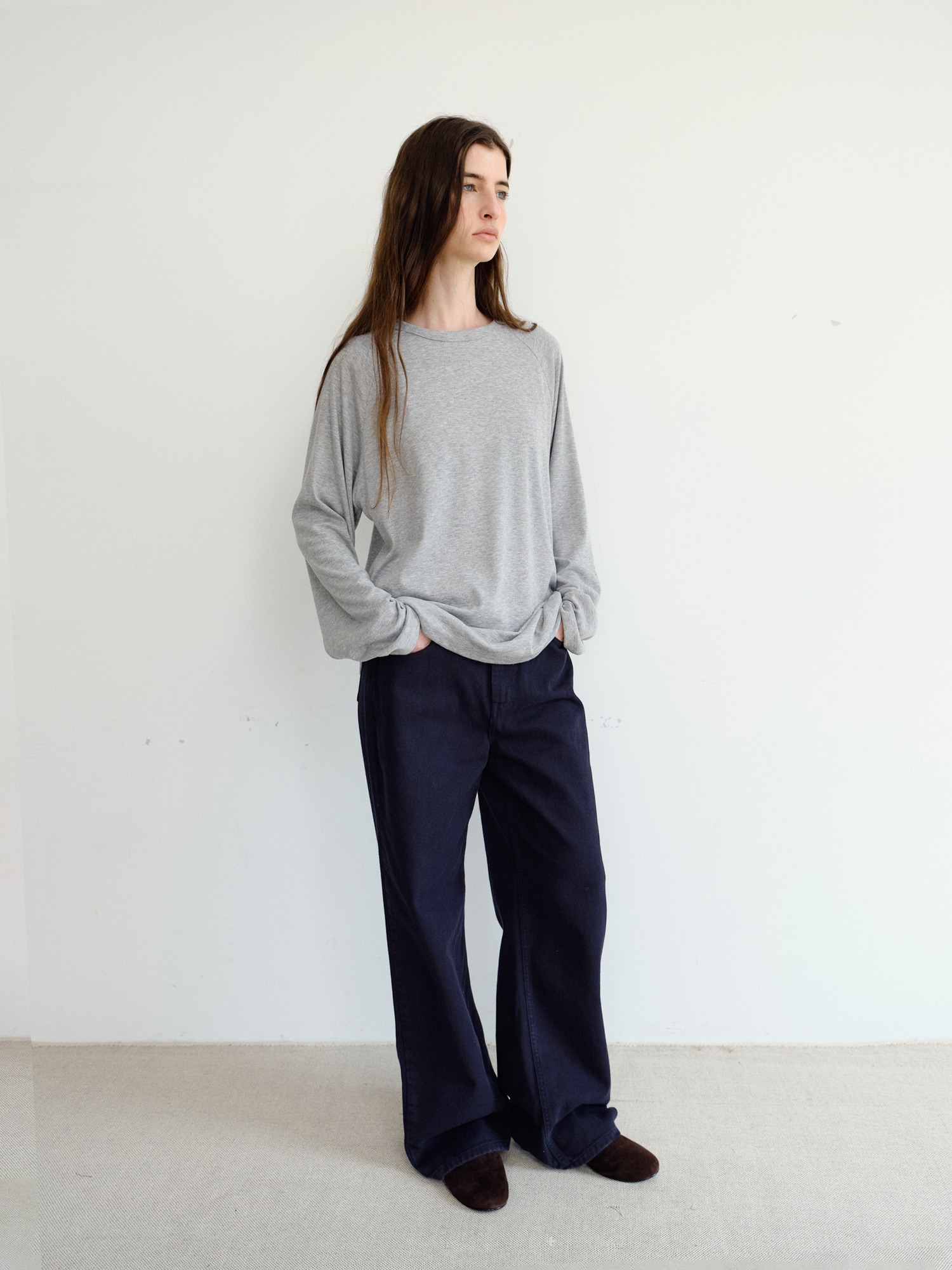 Ease Raglan T- shirt [Gray]