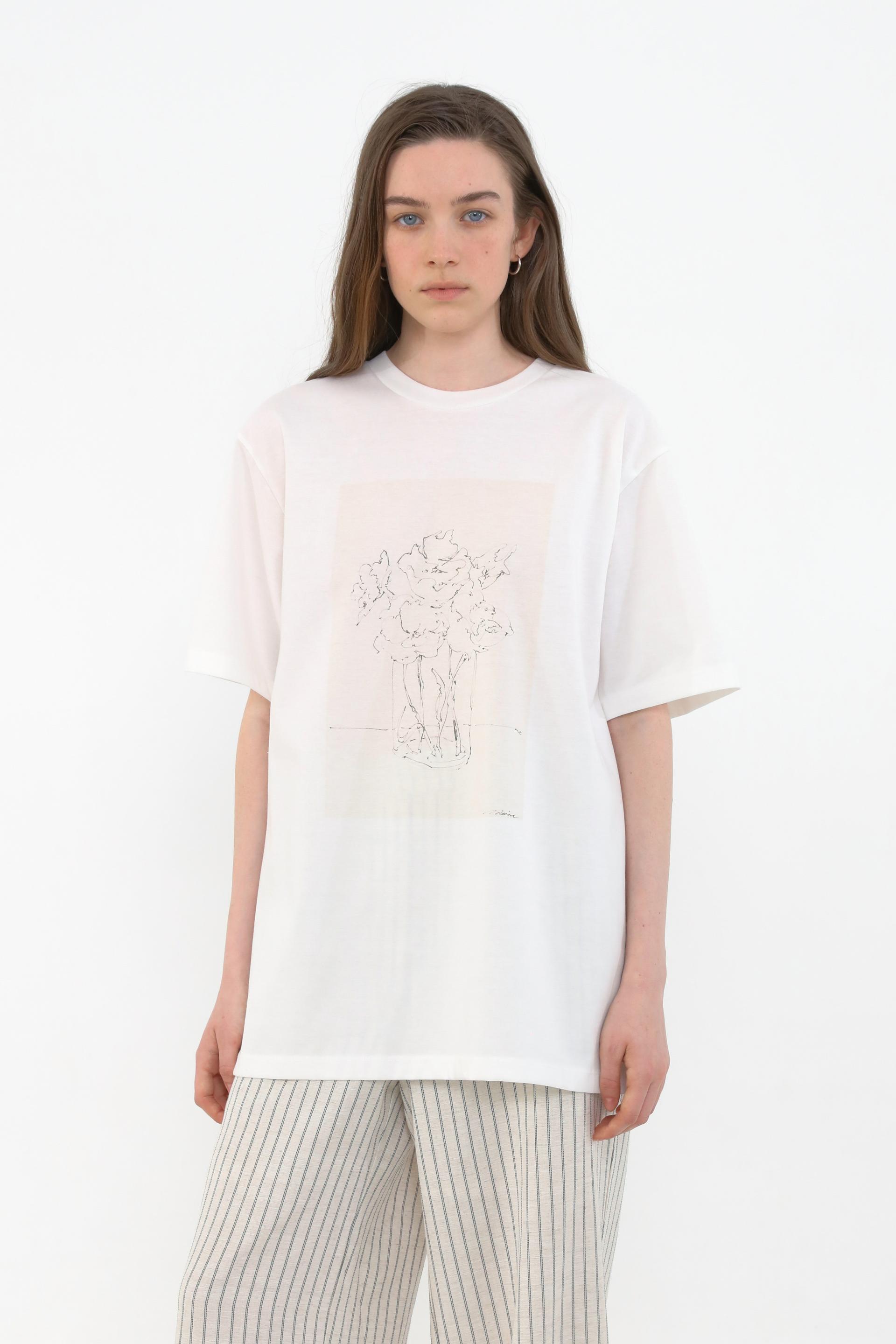 Carla X Object Drawing T-Shirt [Ivory]