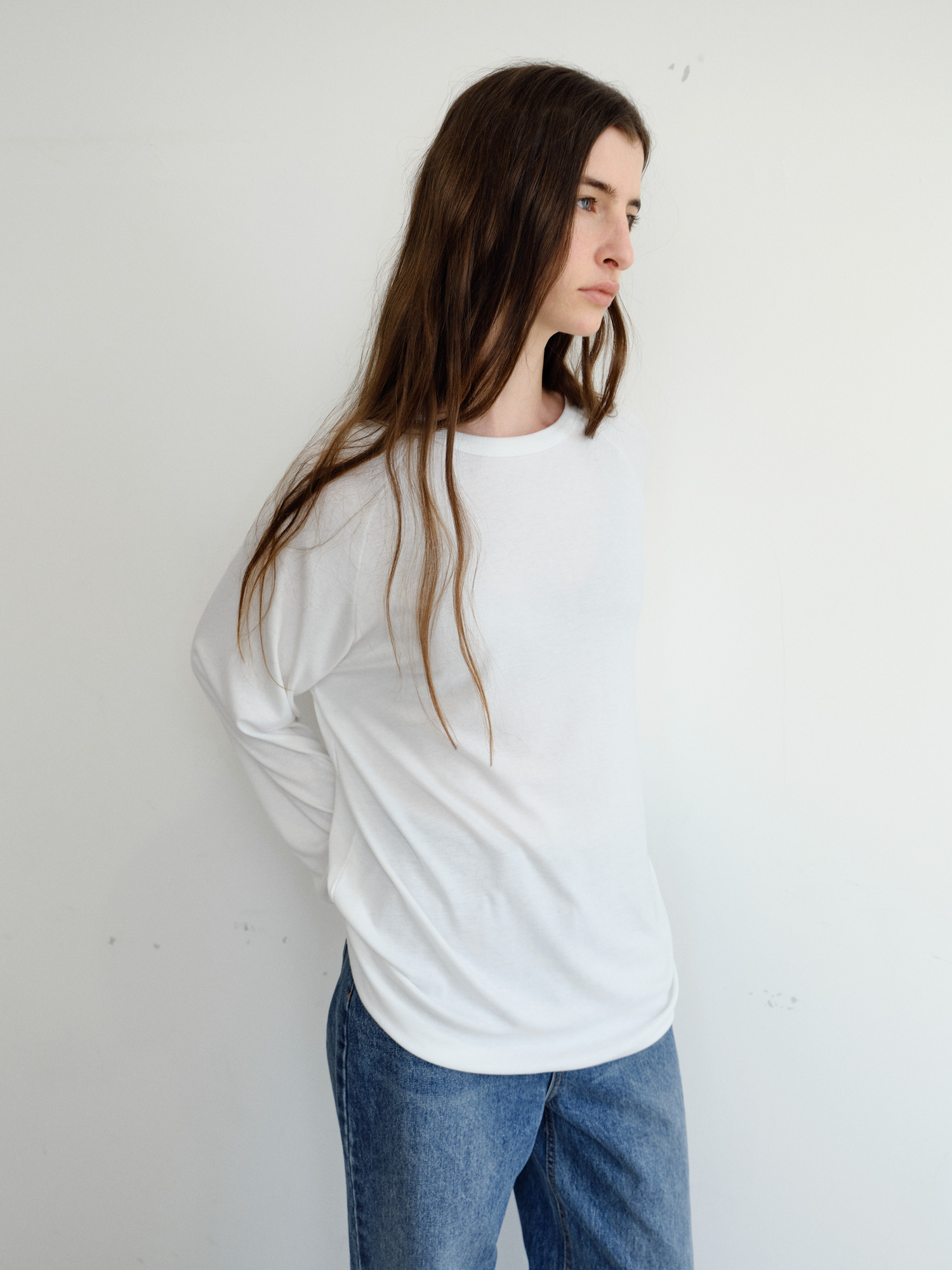 Ease Raglan T- shirt [Ivory]