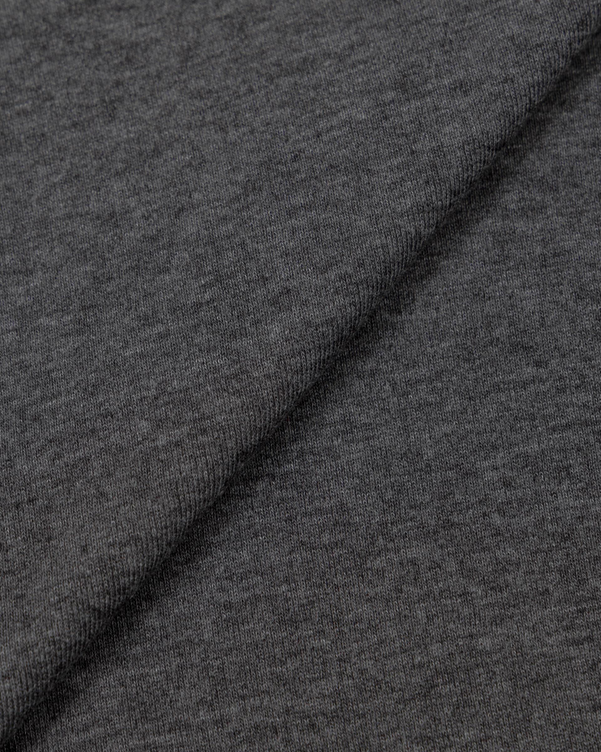 Leno Wool V-neck T-shirt [Gray]