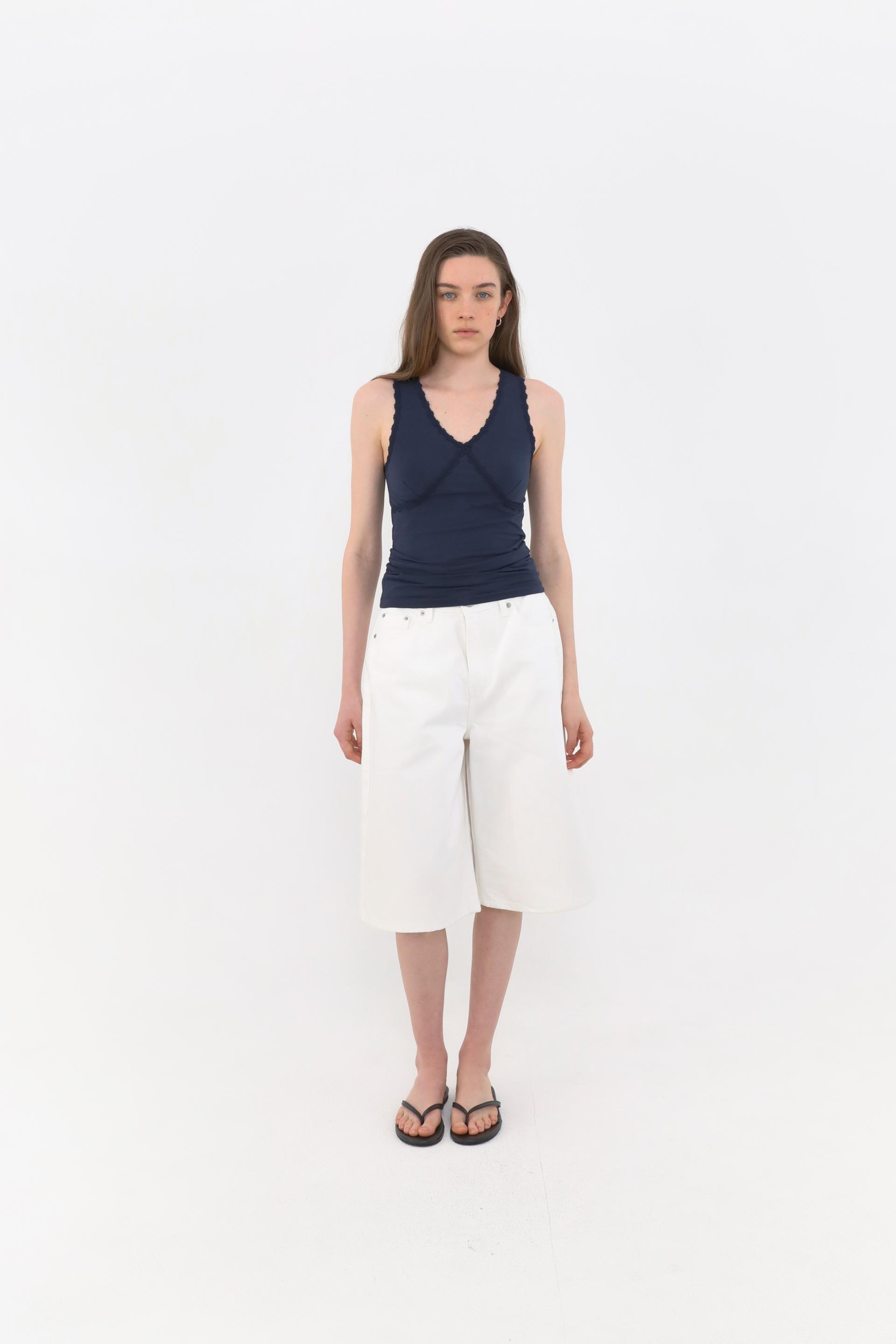 1960 Bermuda Denim [White]