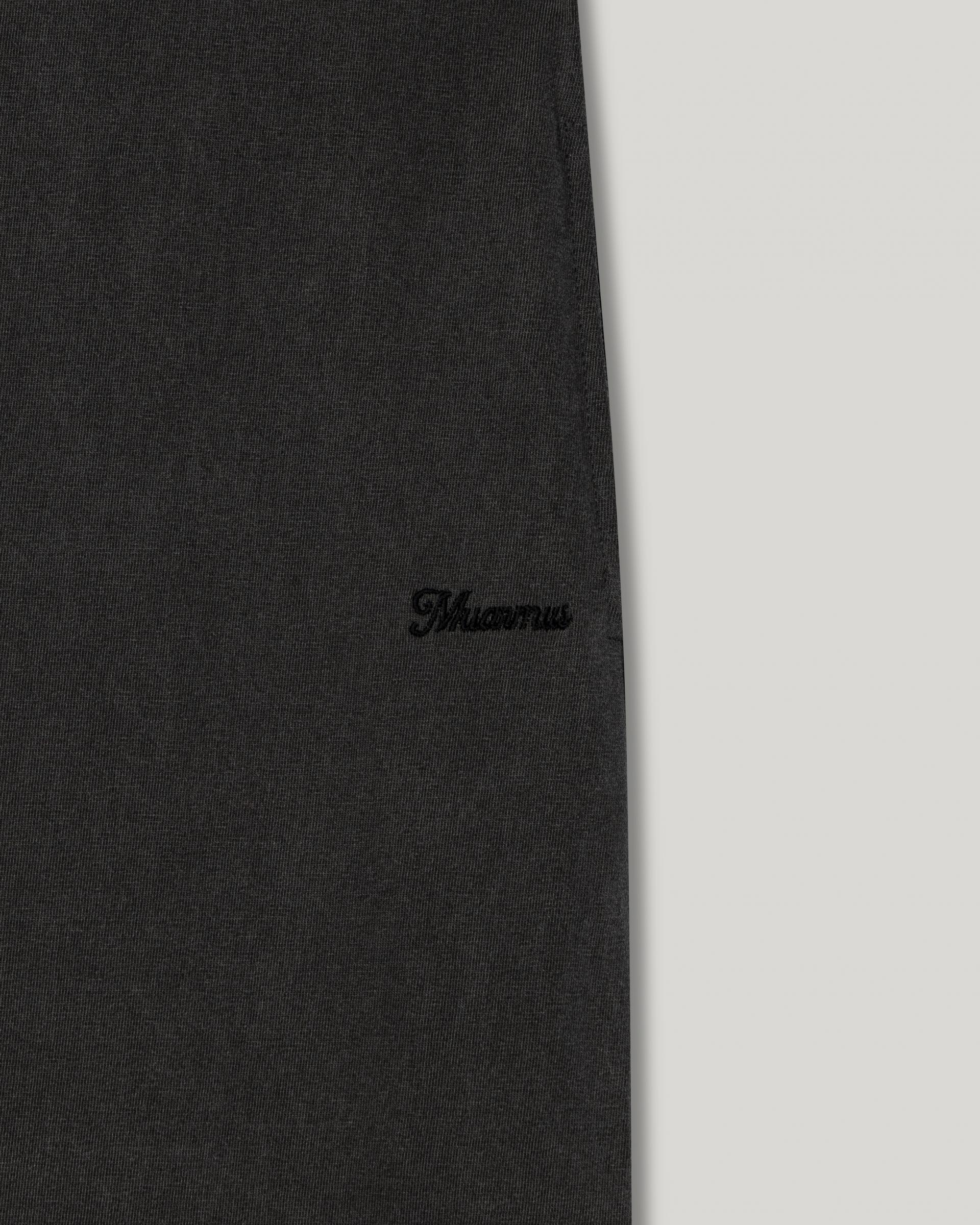 Margarine Pigment Cotton Dress [Charcoal]
