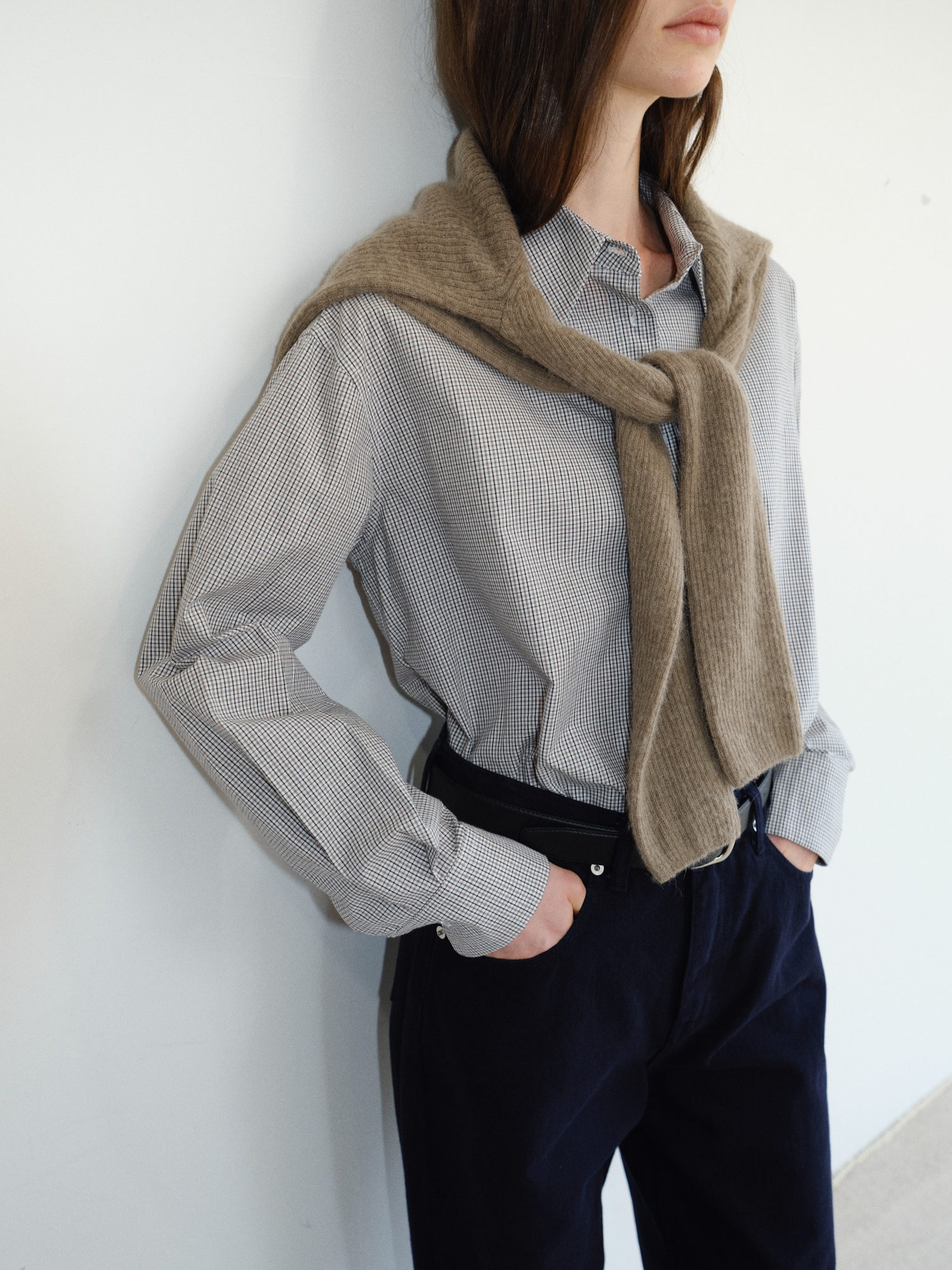 Rivoli Check Shirt [Beige]
