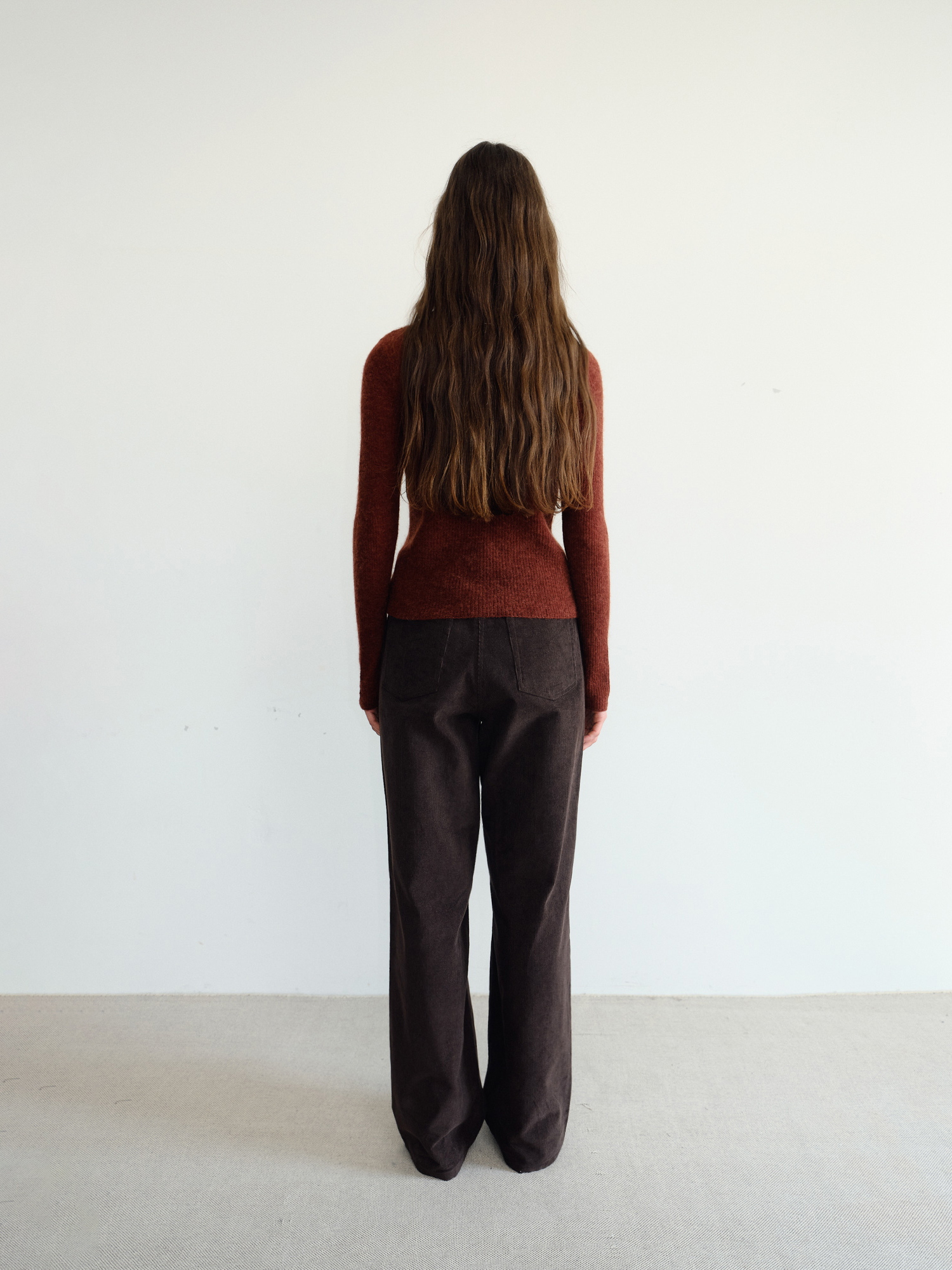 Elio Wool Knit Cardigan [Red]