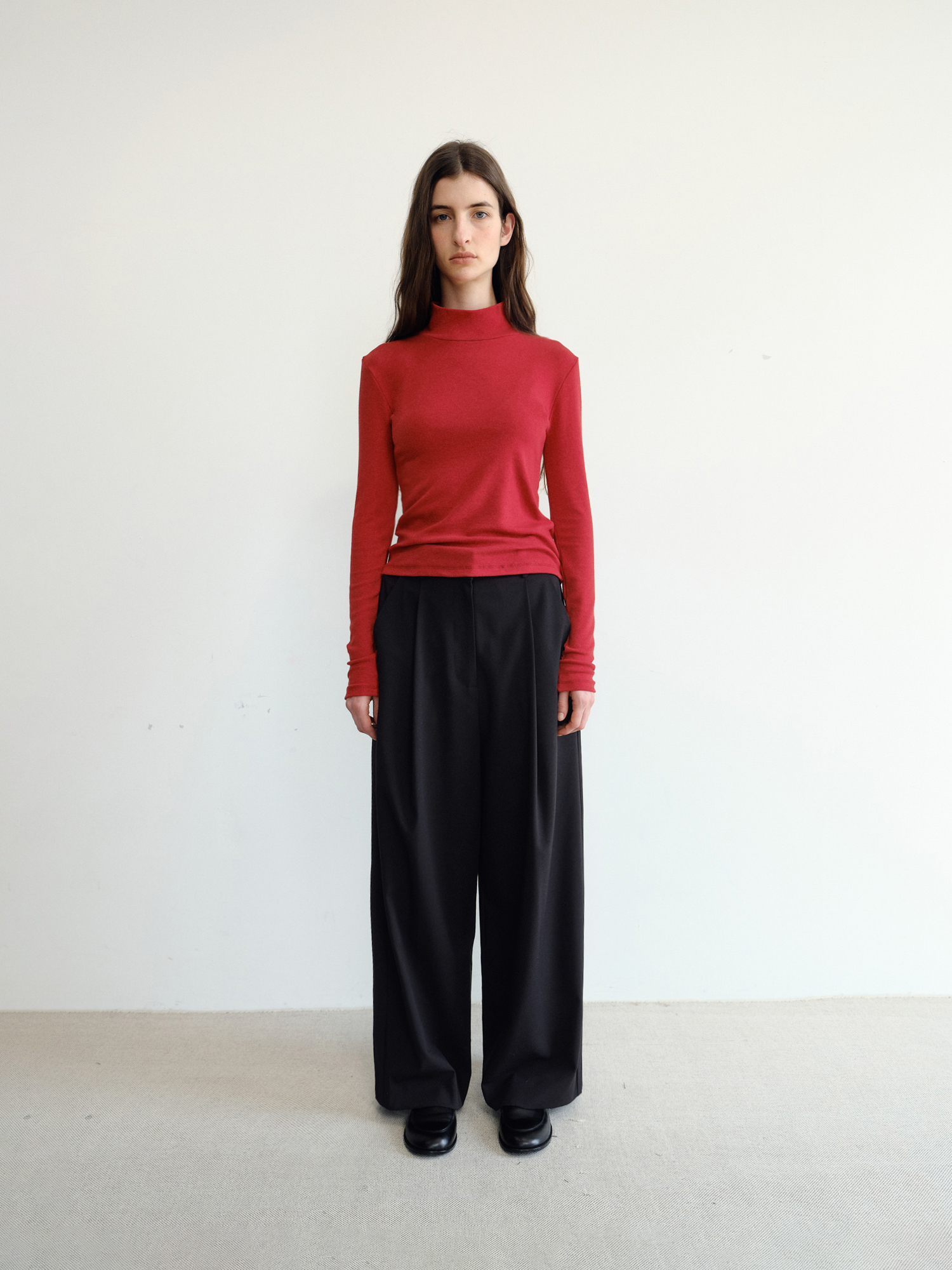 Roven Wool Turtleneck [Red]