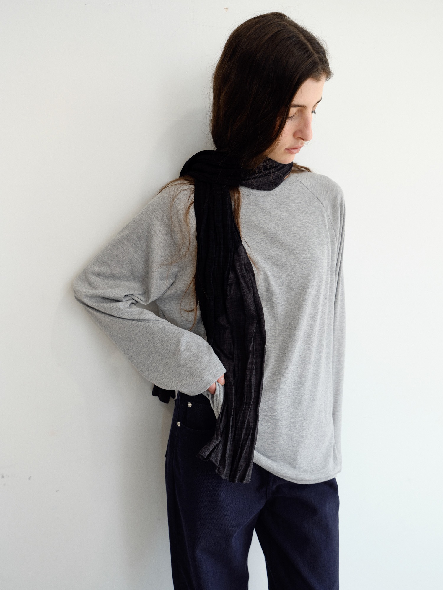 Ease Raglan T- shirt [Gray]