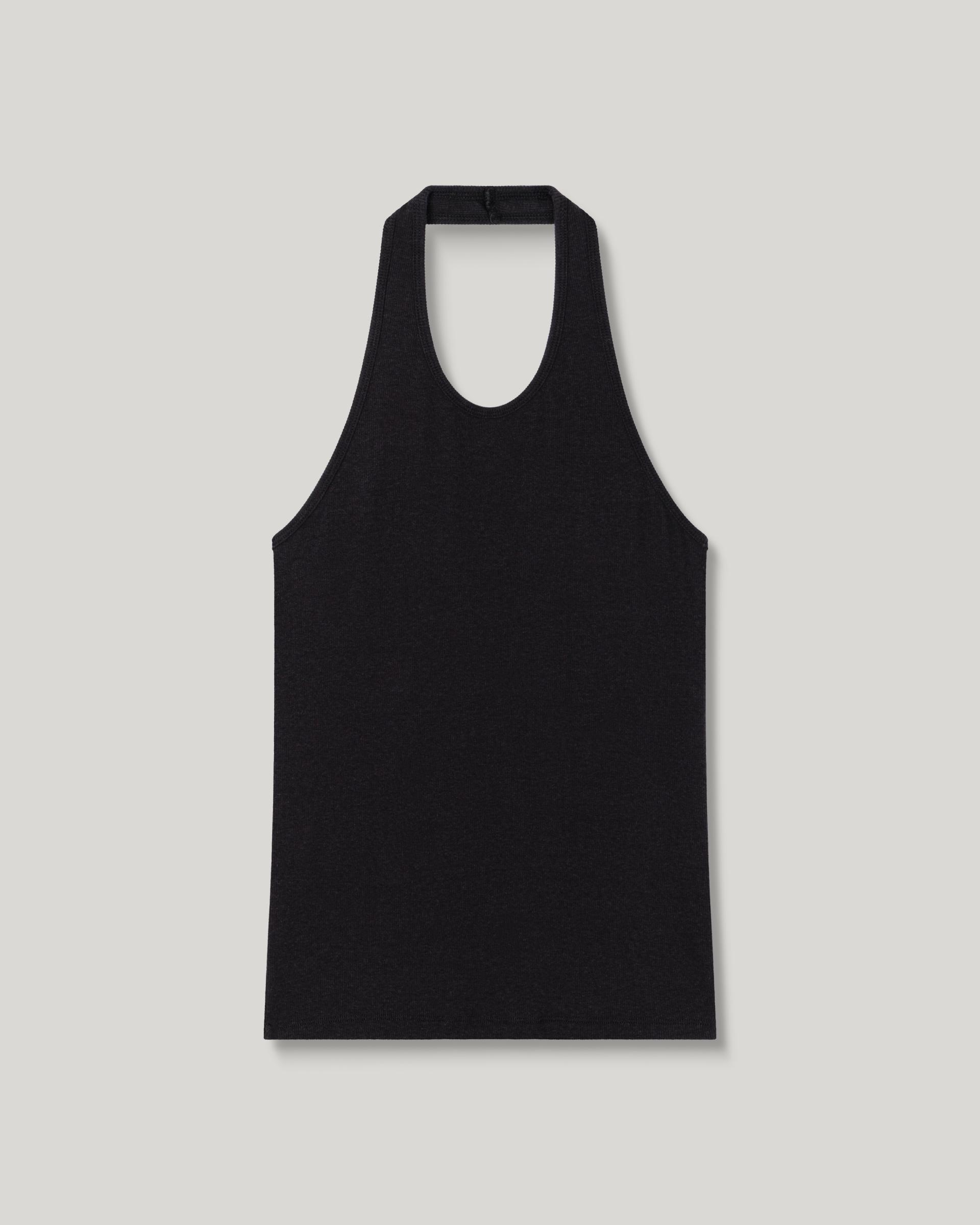 Loop Halter T-shirt [Black]