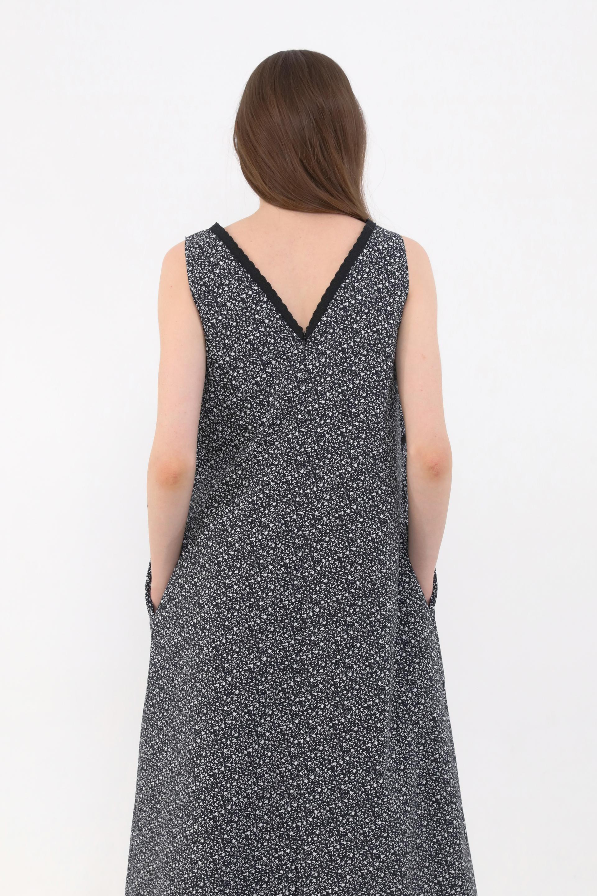 Bloom Point Dress [Black]