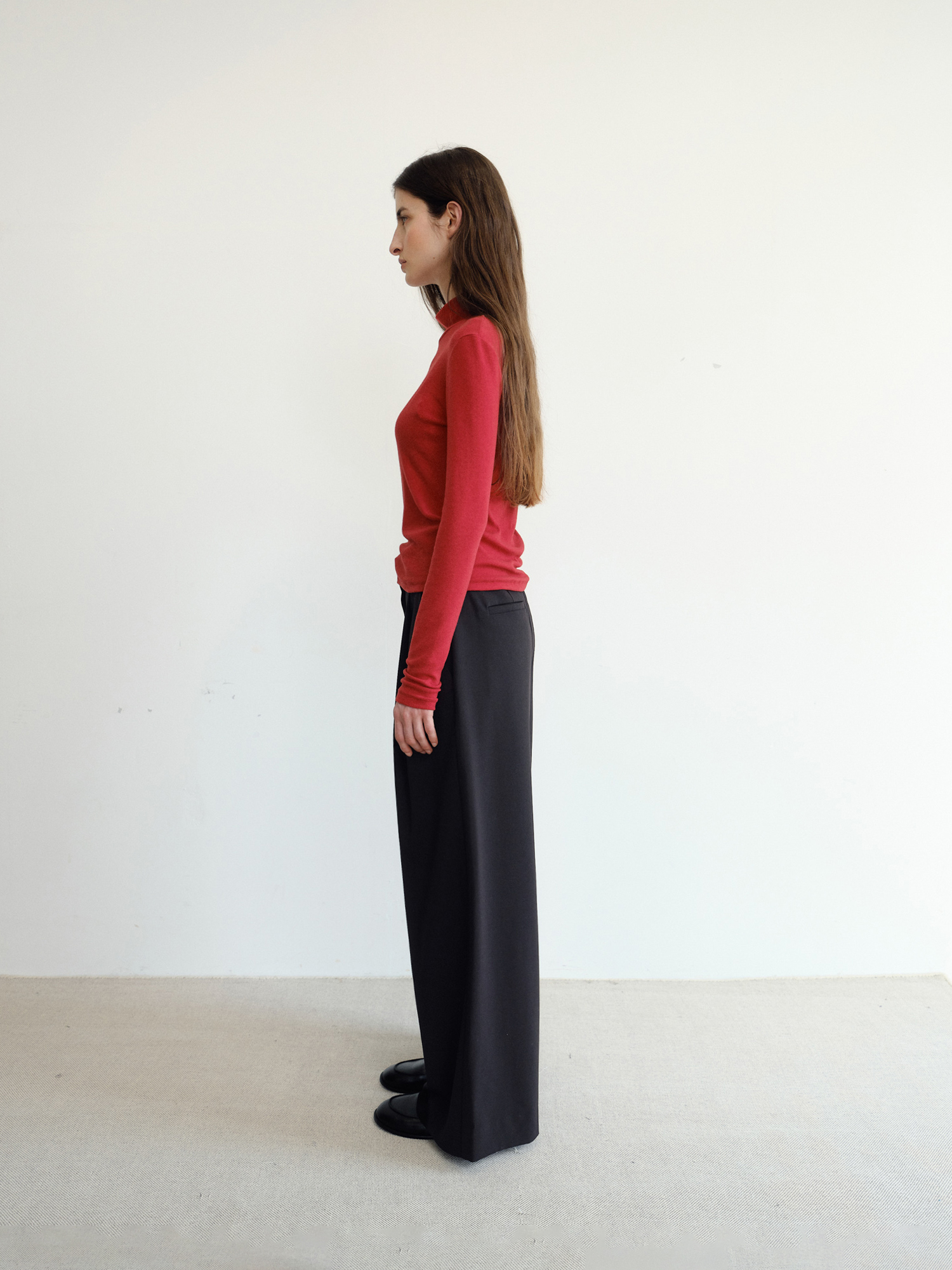 Roven Wool Turtleneck [Red]