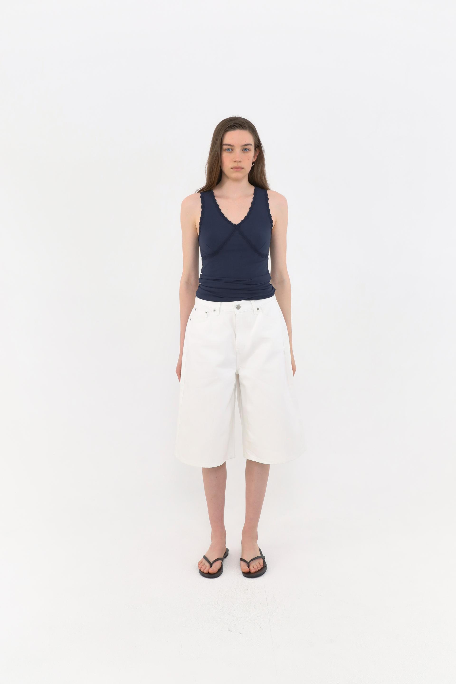 1960 Bermuda Denim [White]
