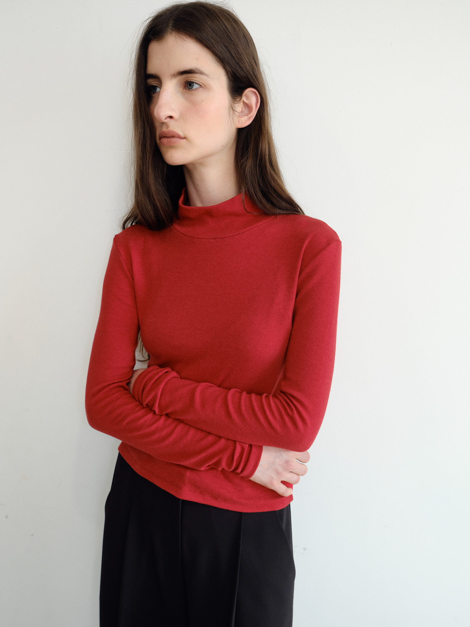 Roven Wool Turtleneck [Red]