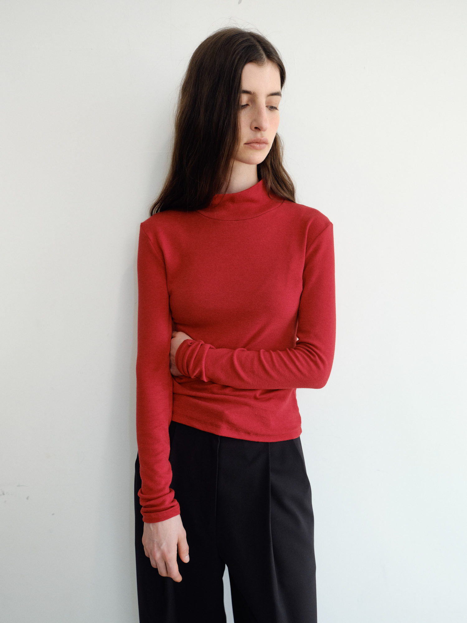 Roven Wool Turtleneck [Red]