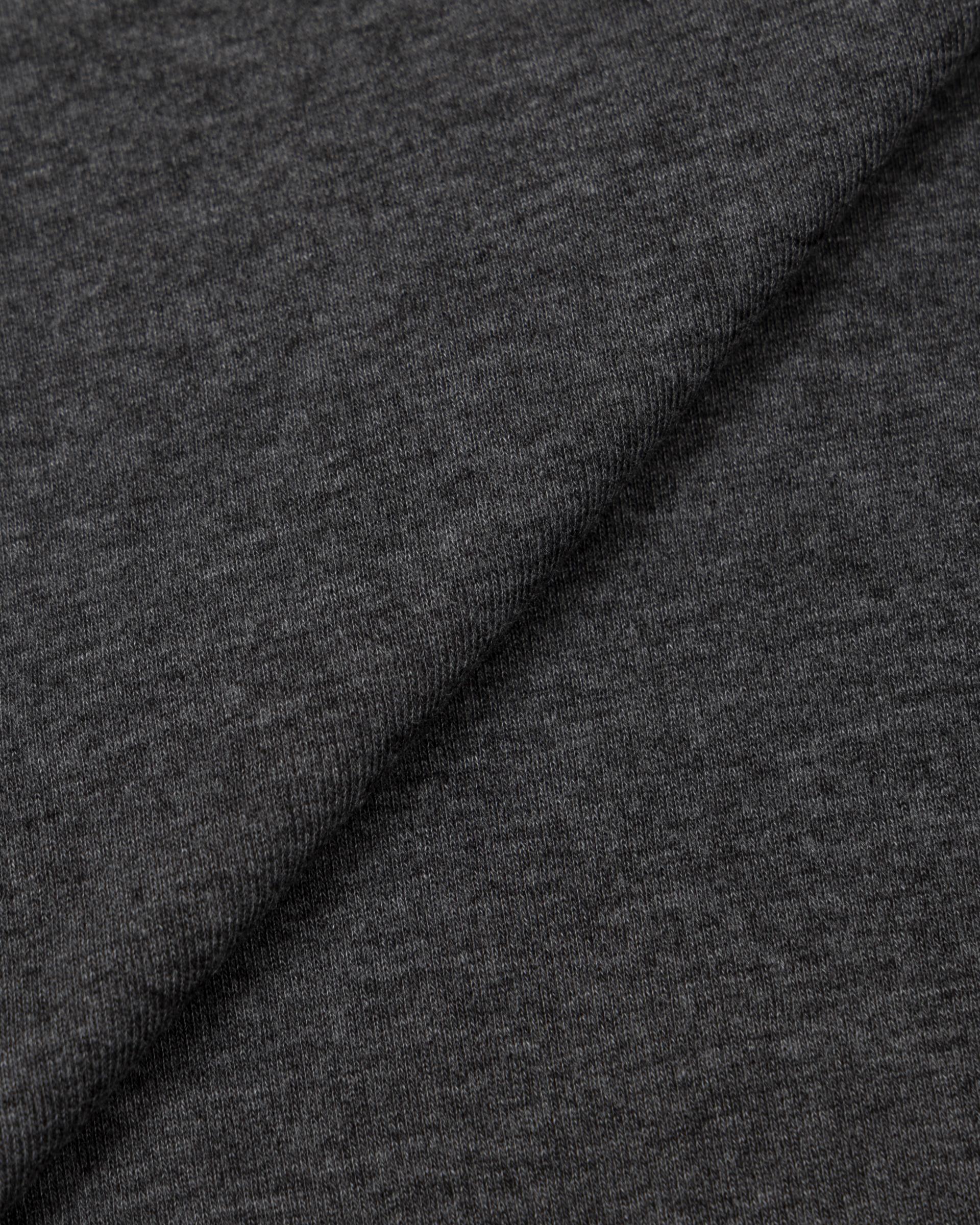 Leno Wool V-neck T-shirt [Gray]