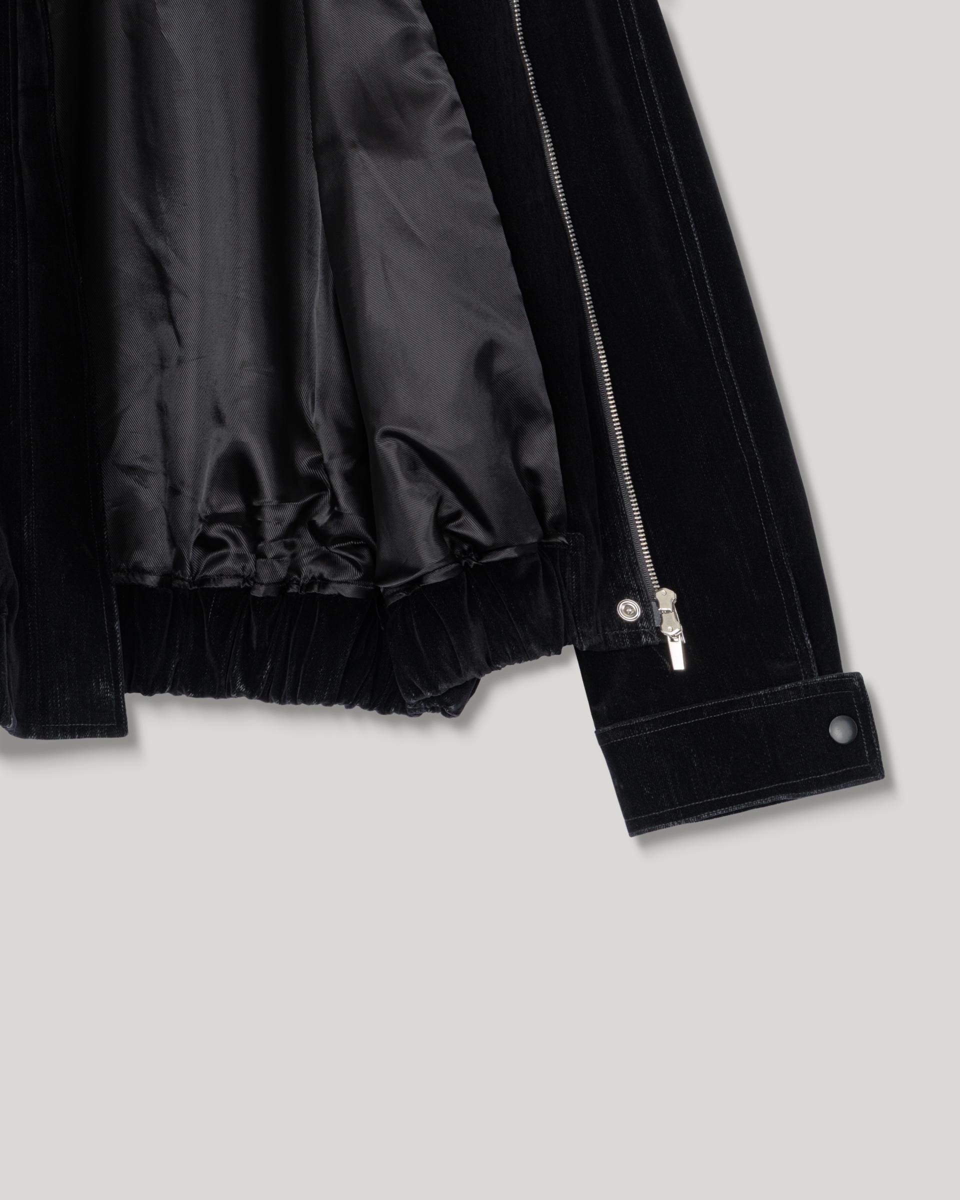 Walker Velvet Blouson [Black]