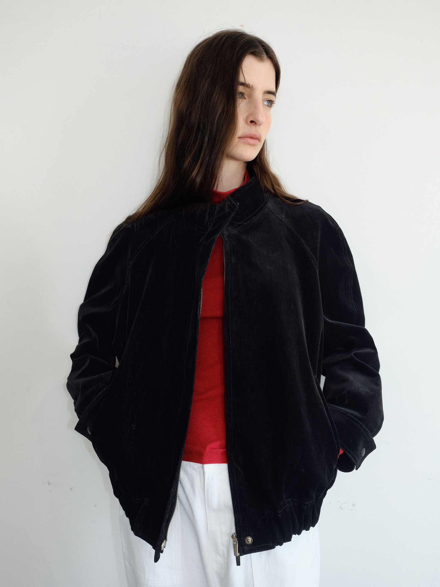 Walker Velvet Blouson [Black]