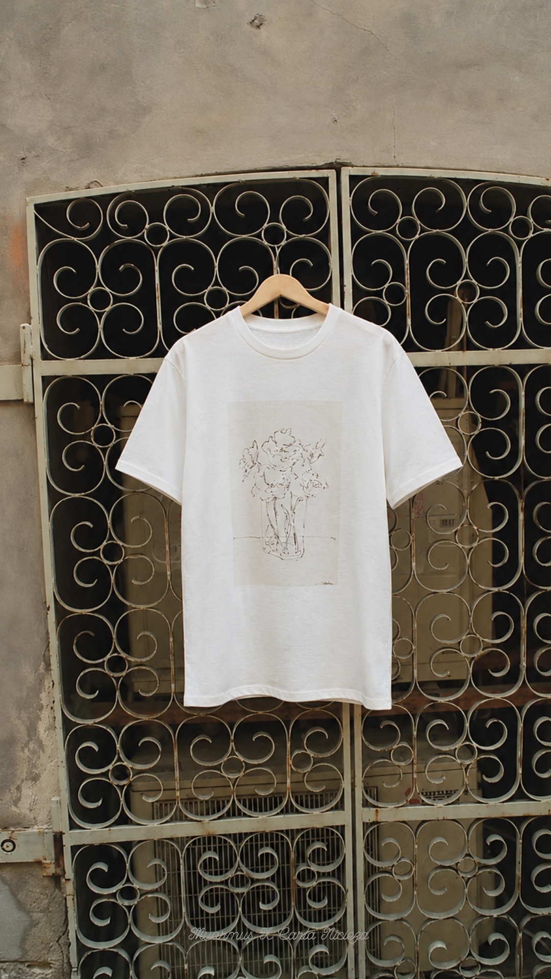 Carla X Object Drawing T-Shirt [Ivory]