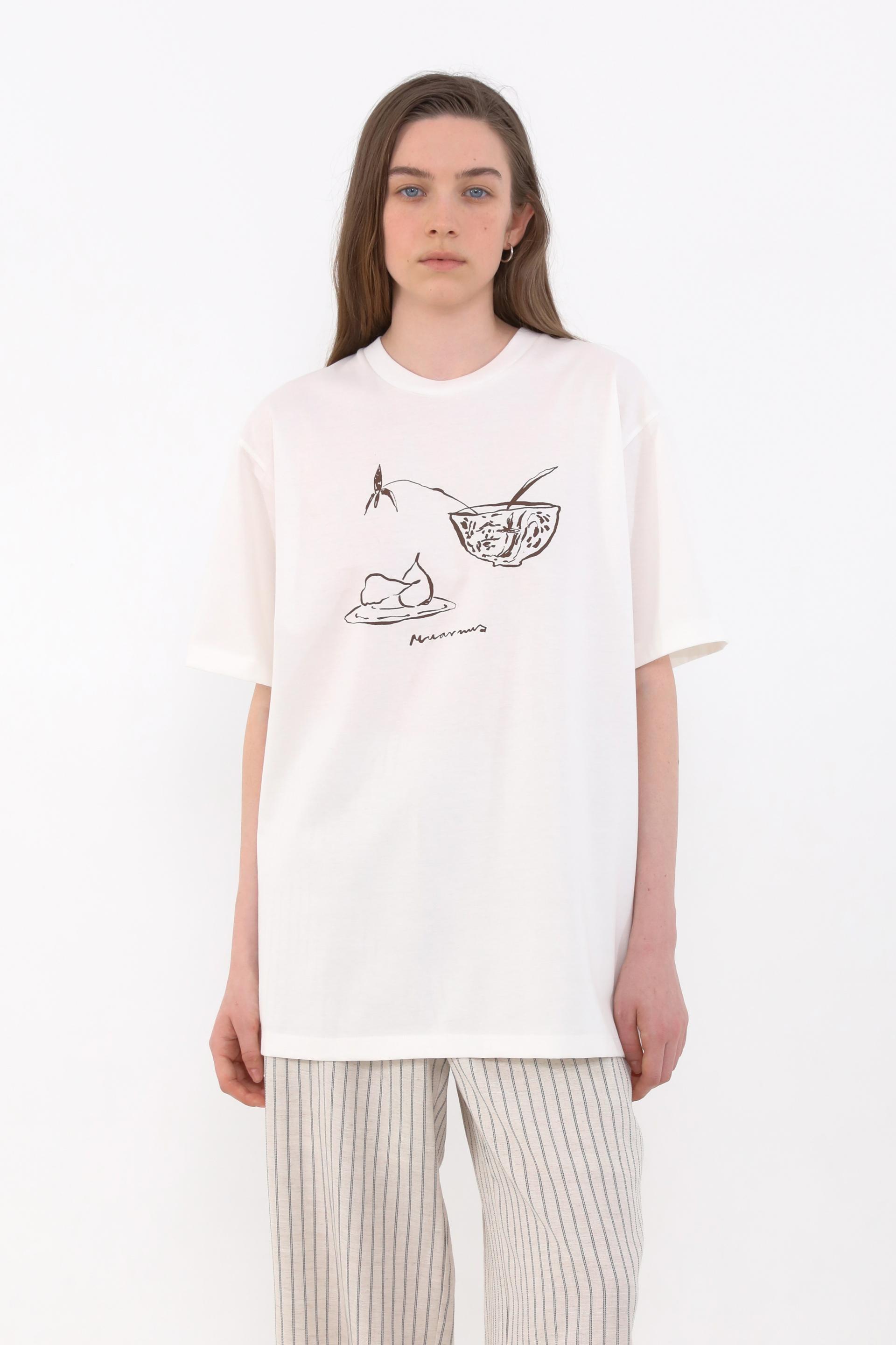 Carla X Fruit Drawing T-Shirt [Ivory]