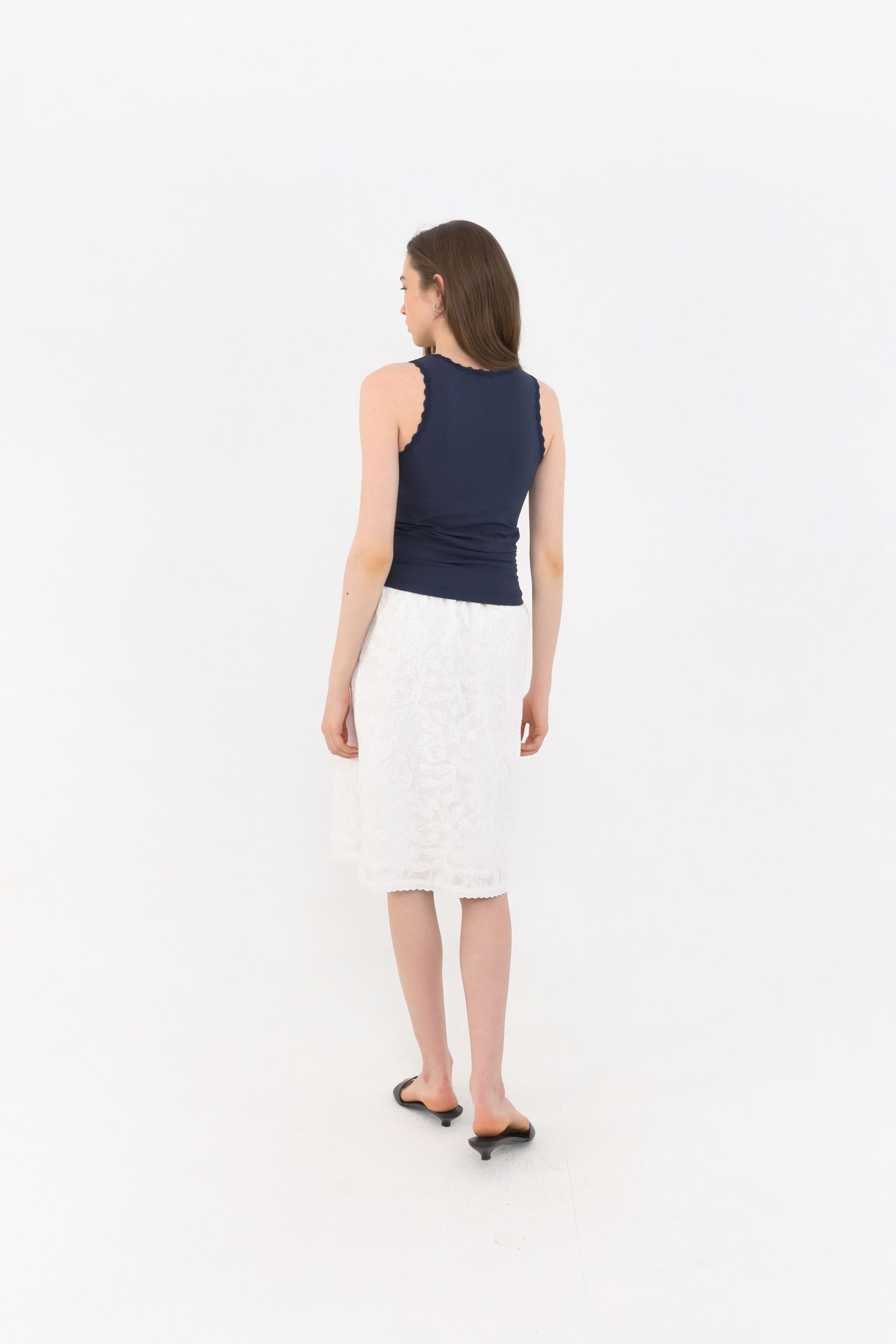 Eto Lace Sleeveless [Navy]