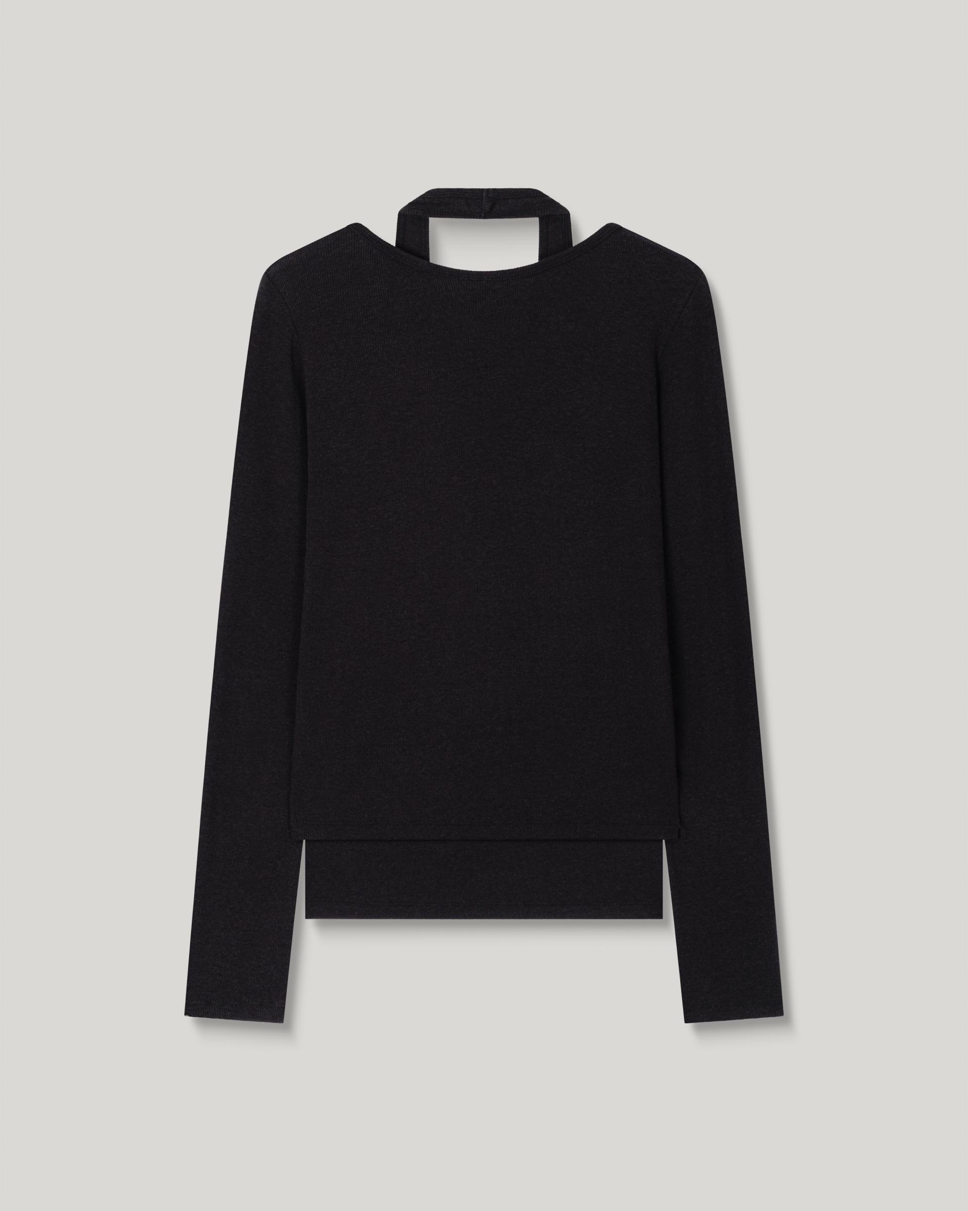 Loop Halter T-shirt [Black]