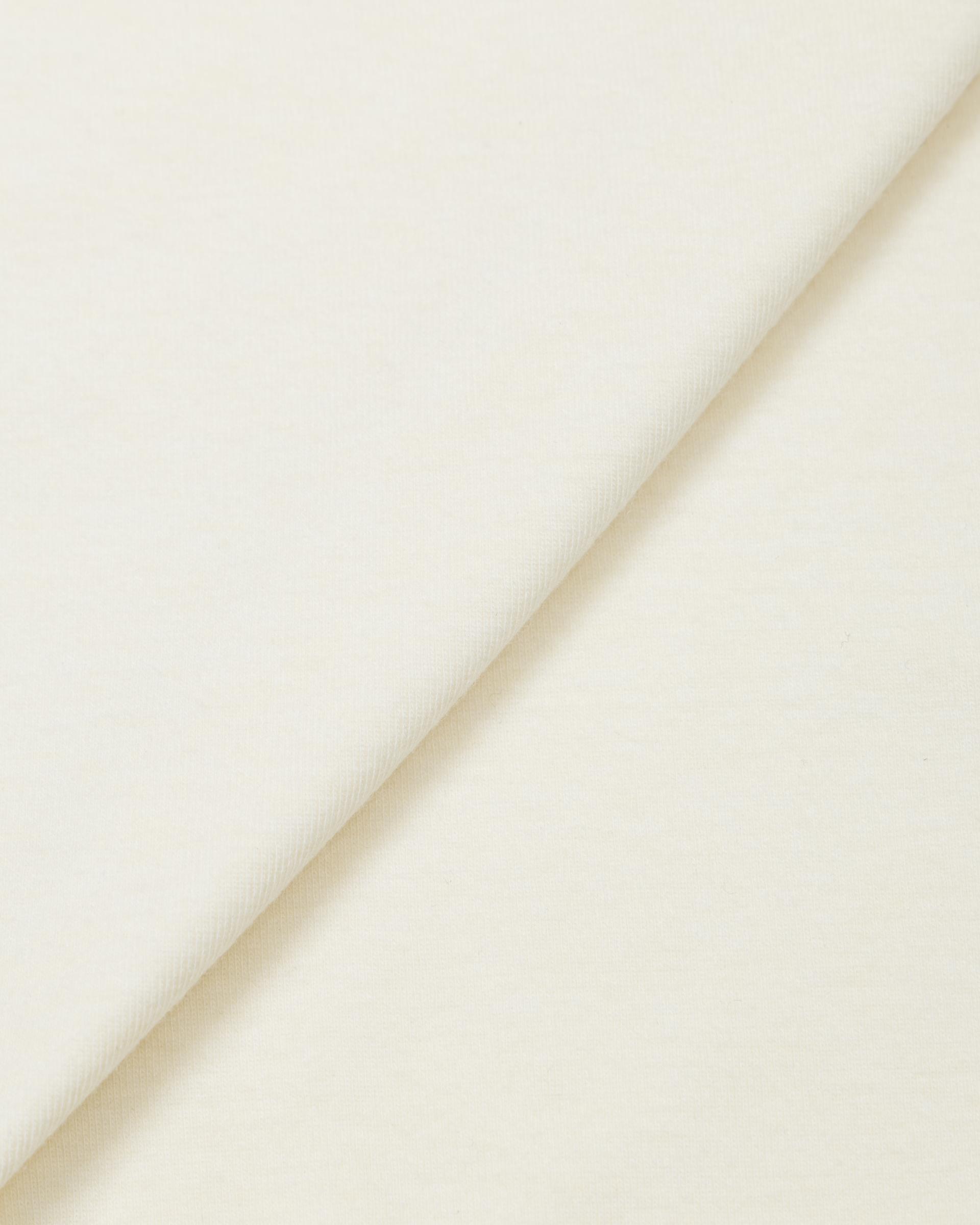 Leno Wool V-neck T-shirt [Ivory]