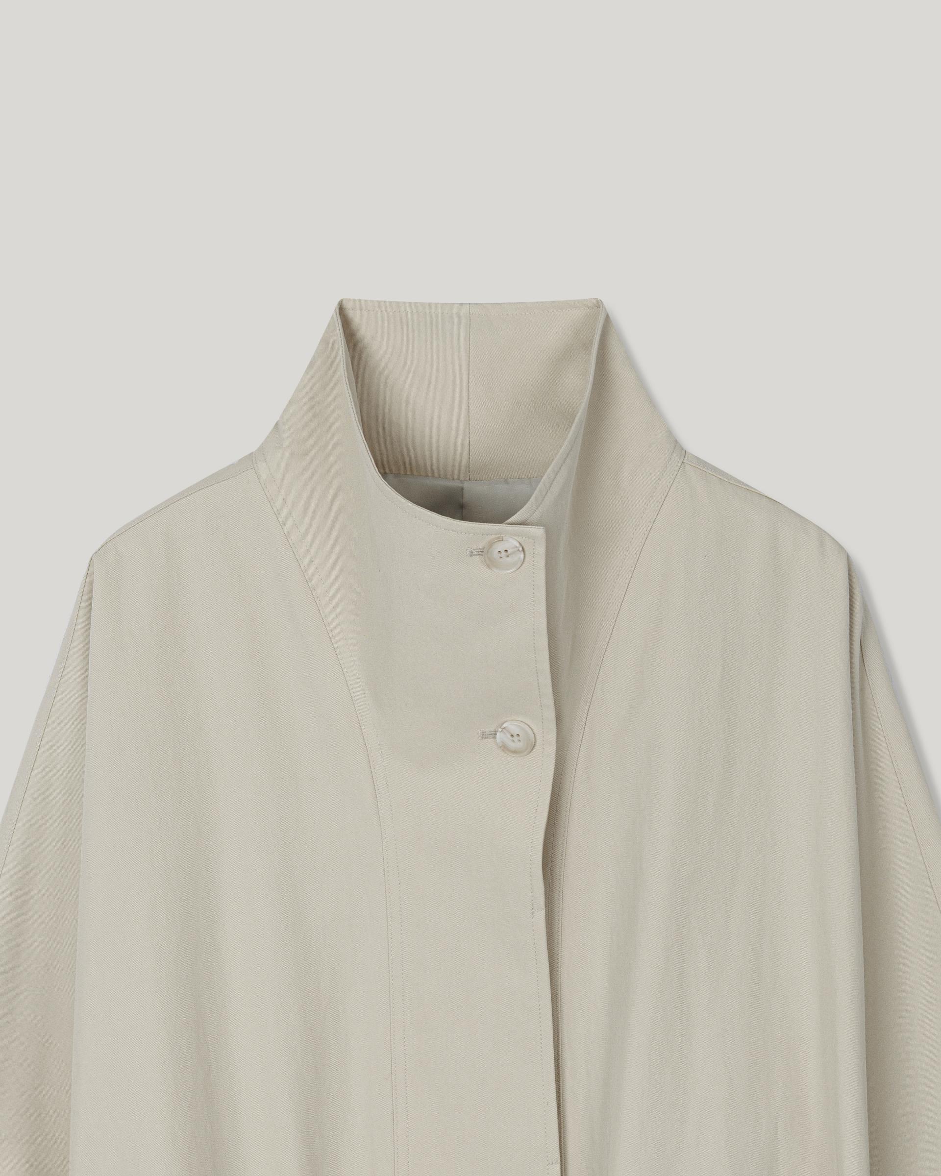 Dane Half Trench Coat [Beige]