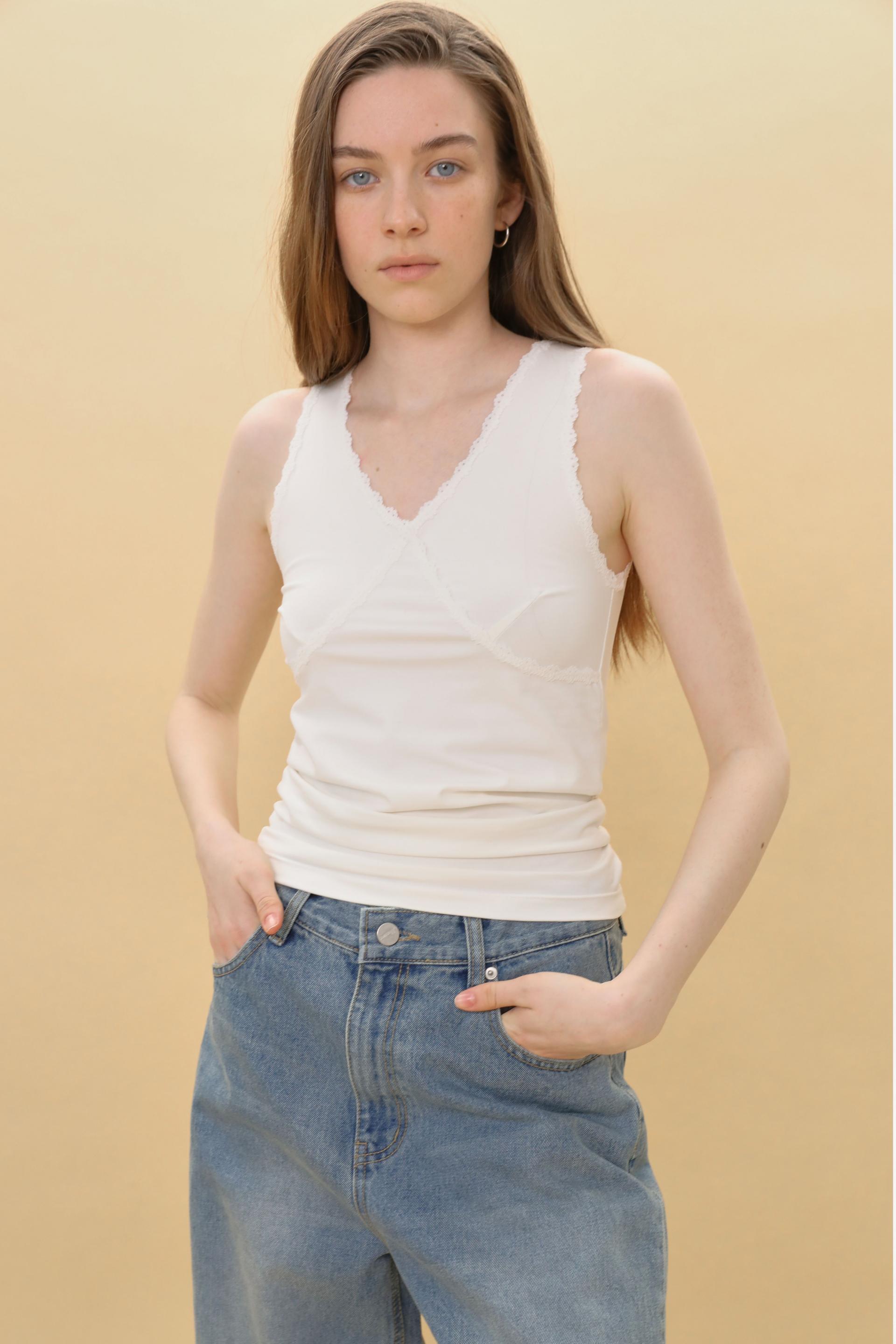Eto Lace Sleeveless [Ivory]