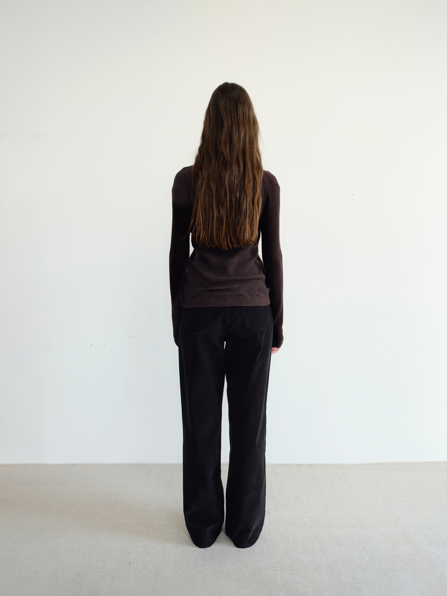 Hale Henley Knit [Brown]