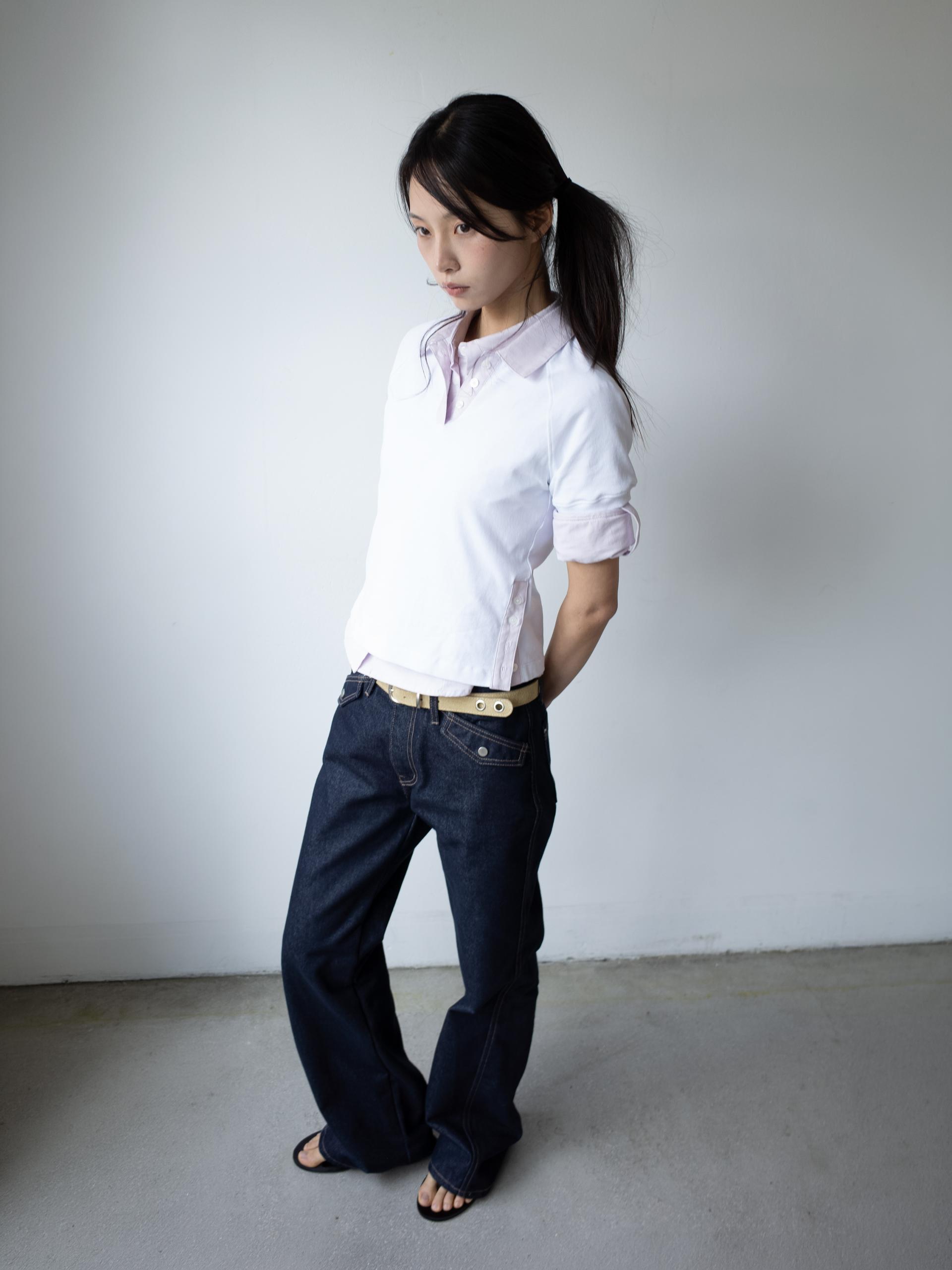 BUTTON POLO T (WHITE)