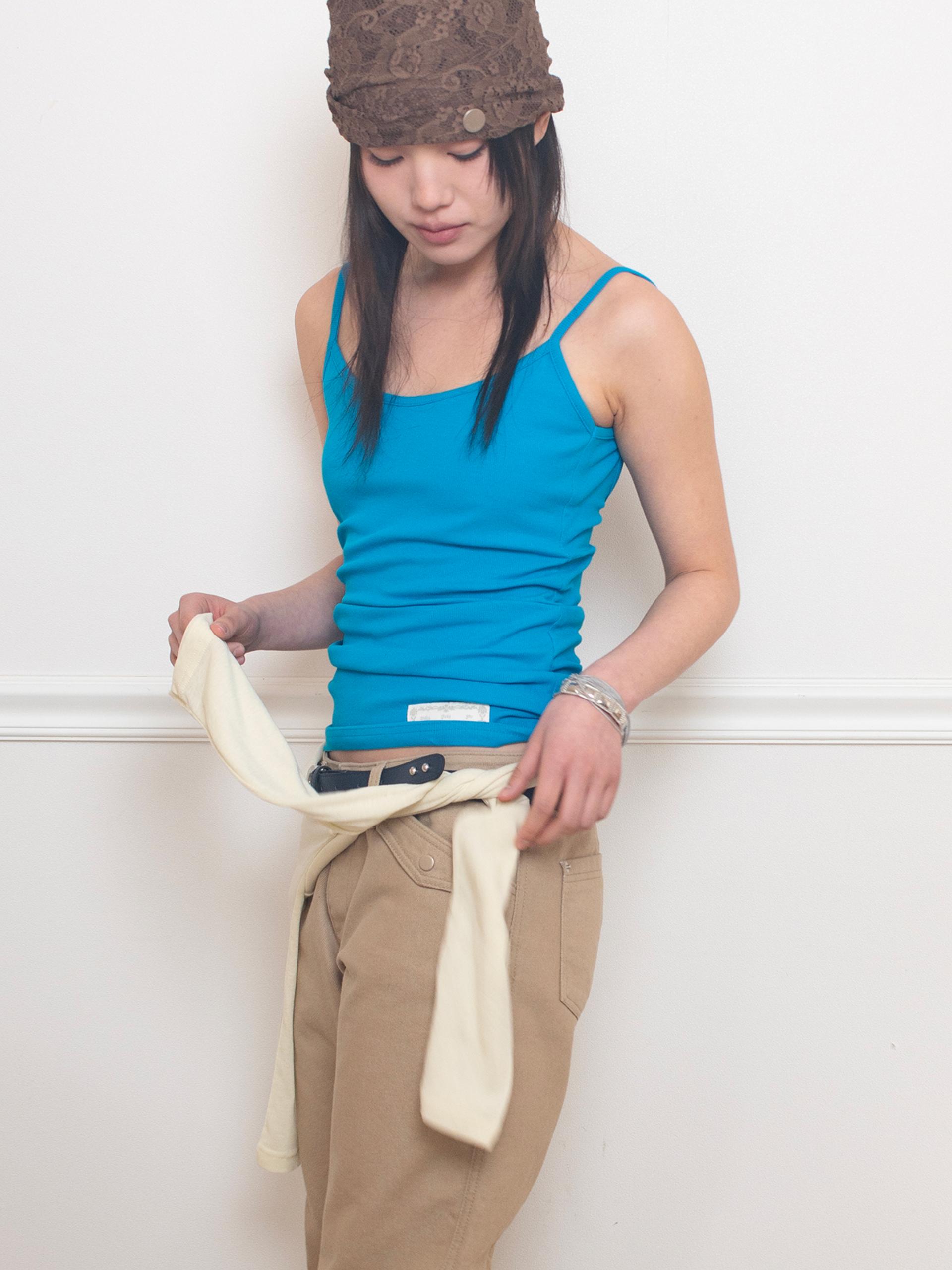 [2차 6/1출고] EASY OPEN BACK SLEEVELESS (COBALT BLUE)