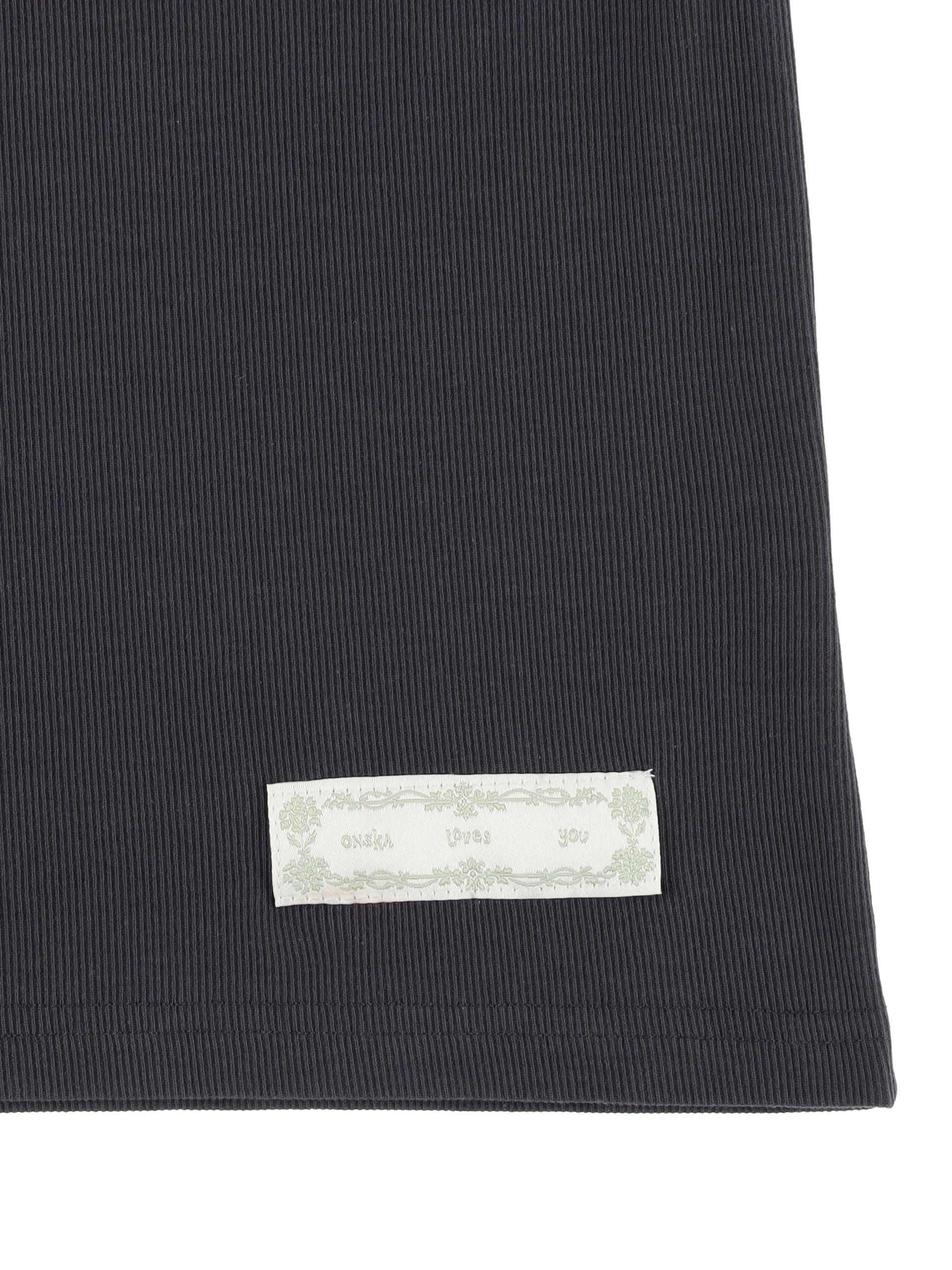 EASY OPEN BACK SLEEVELESS (CHARCOAL)