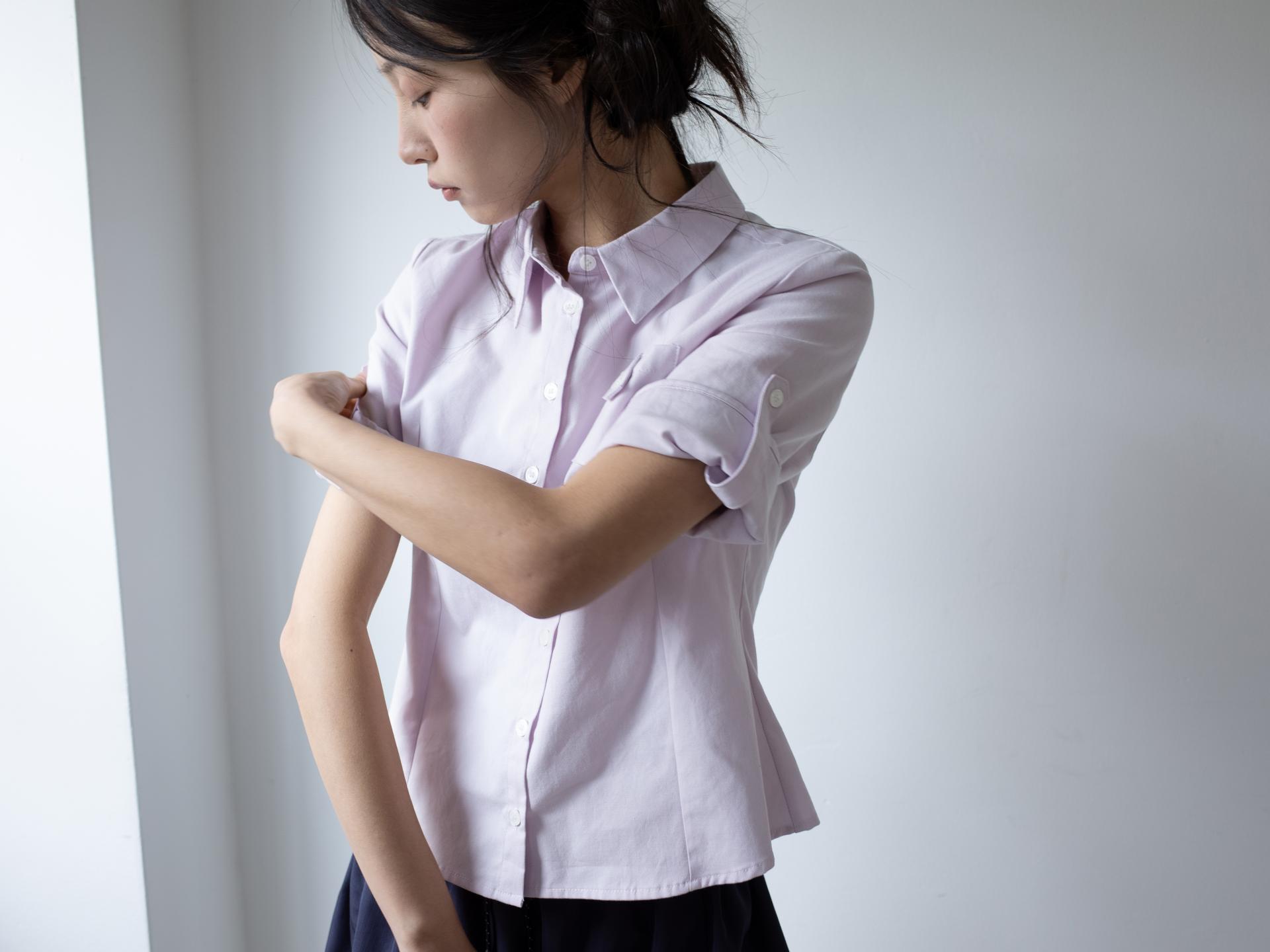 [3차] ROLL UP OXFORD SHIRT (PALE PINK)