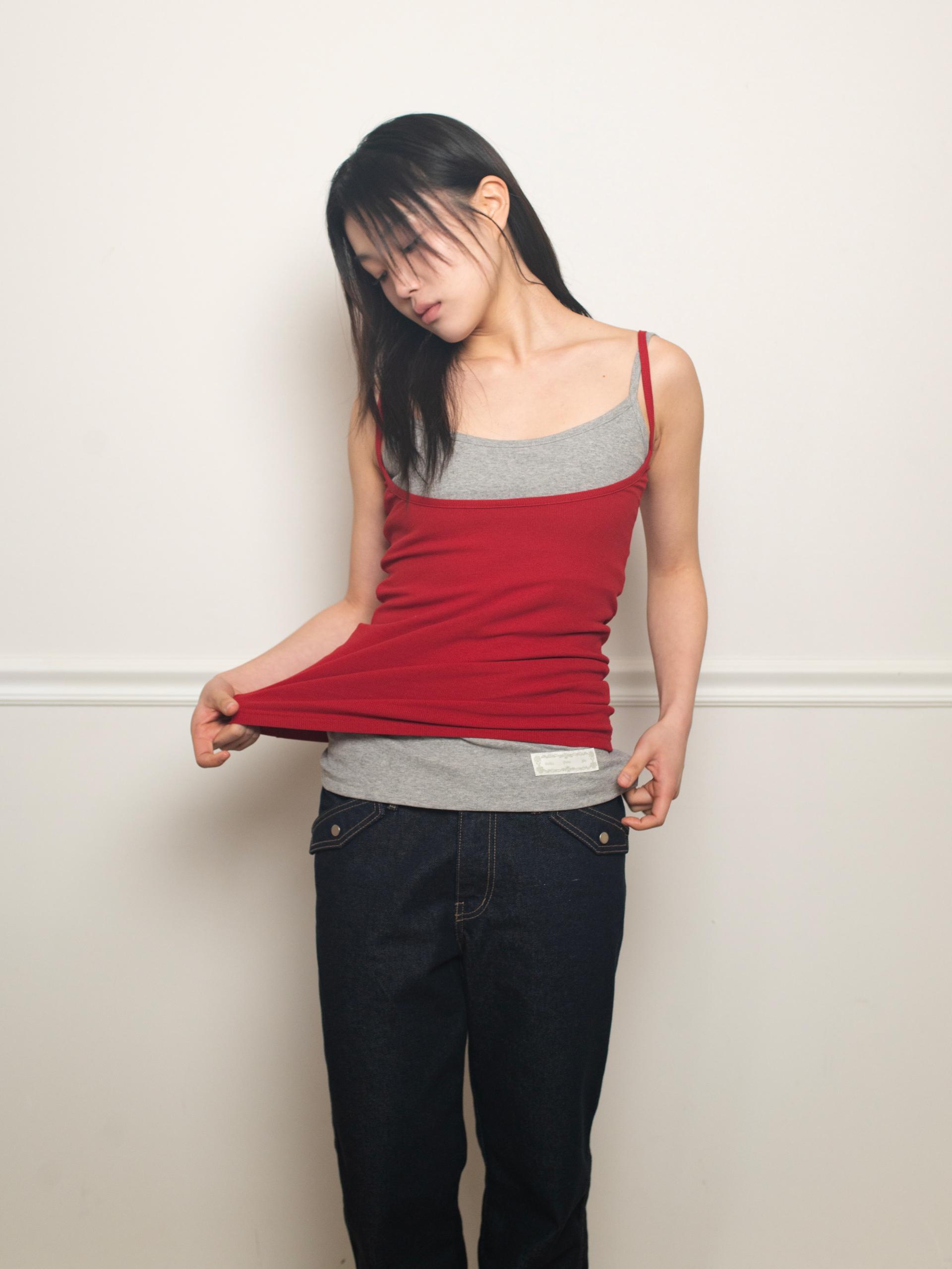 EASY OPEN BACK SLEEVELESS (MELANGE)