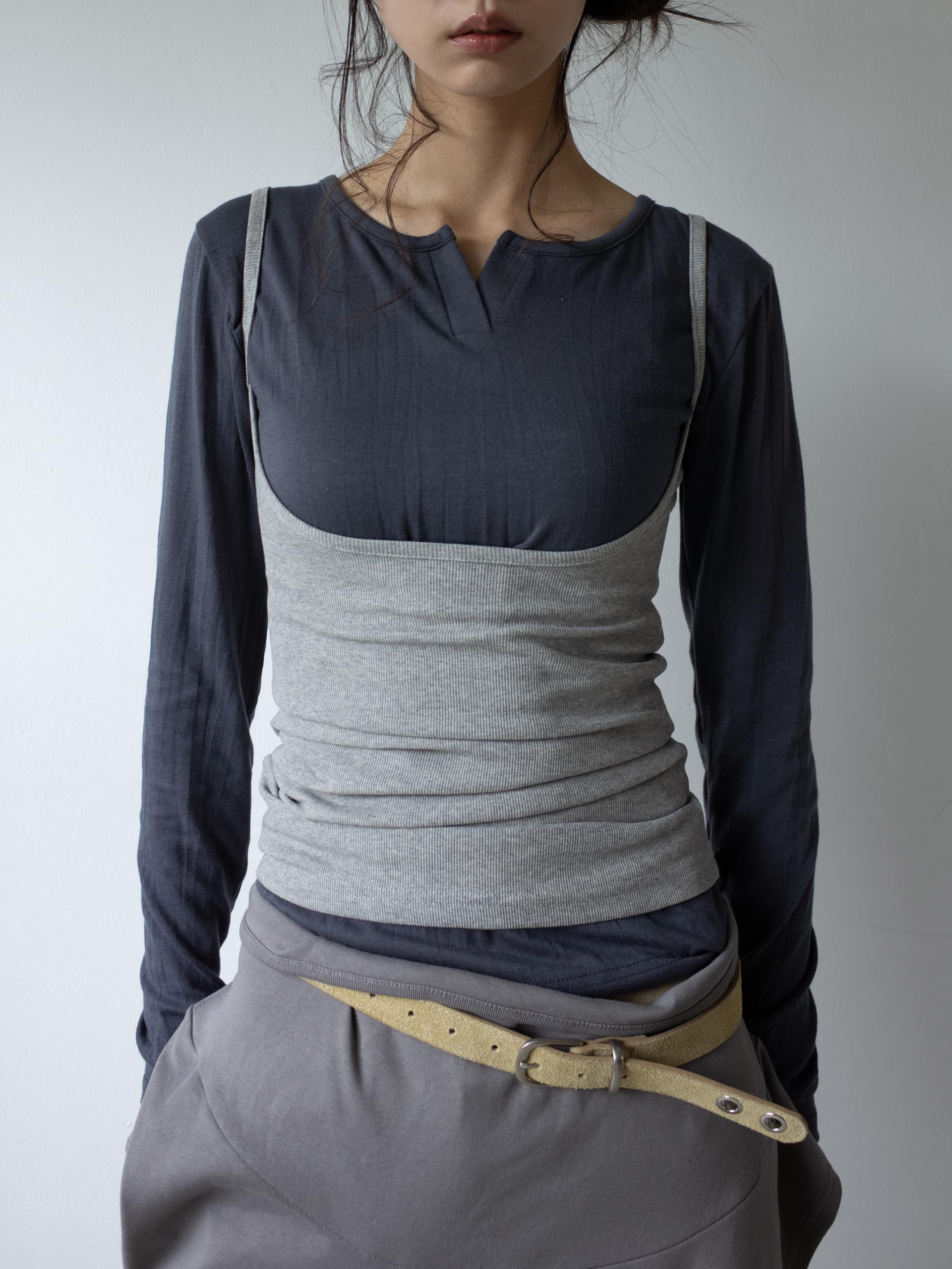 EASY OPEN BACK SLEEVELESS (MELANGE)