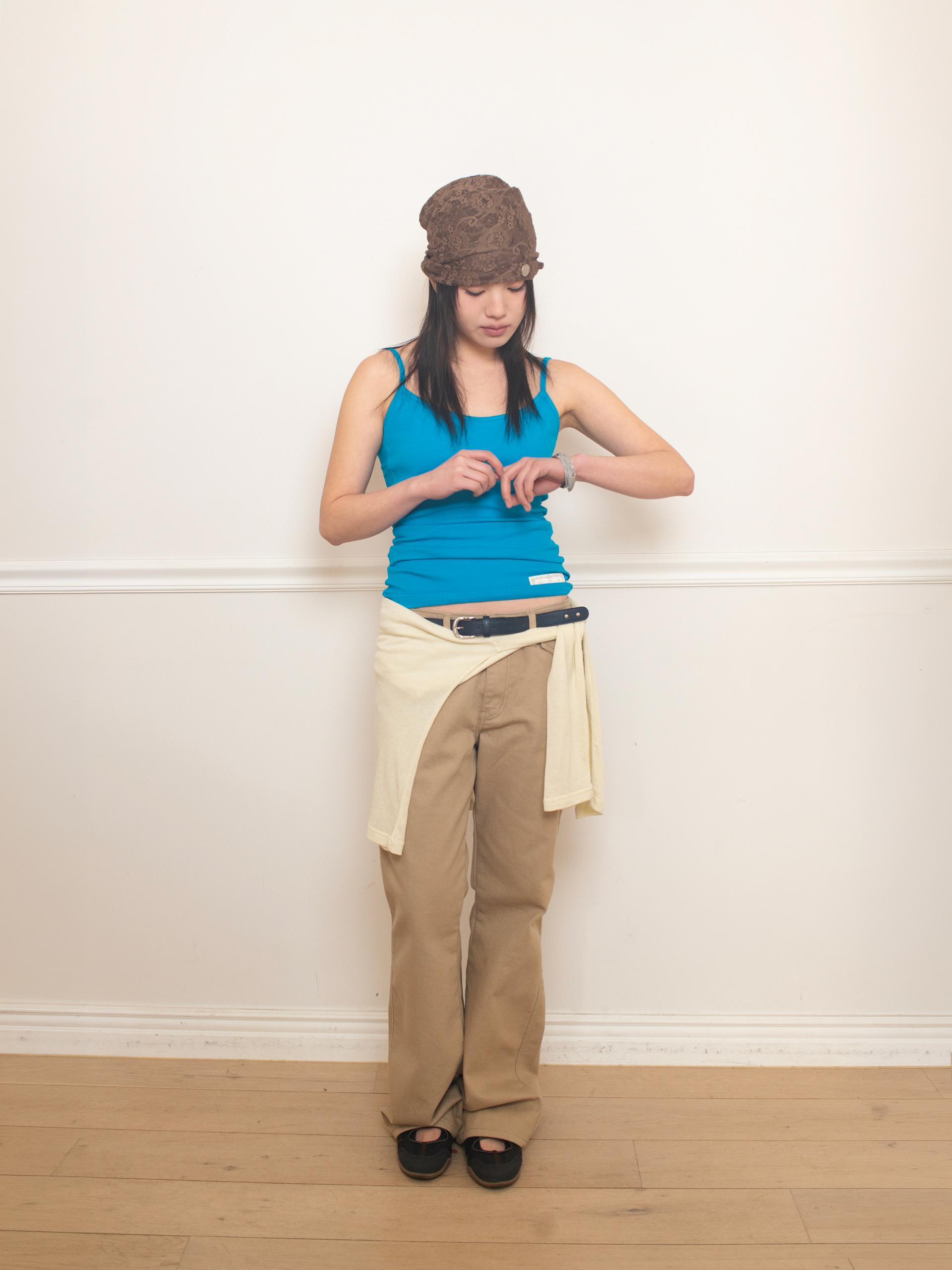 [2차 6/1출고] EASY OPEN BACK SLEEVELESS (COBALT BLUE)