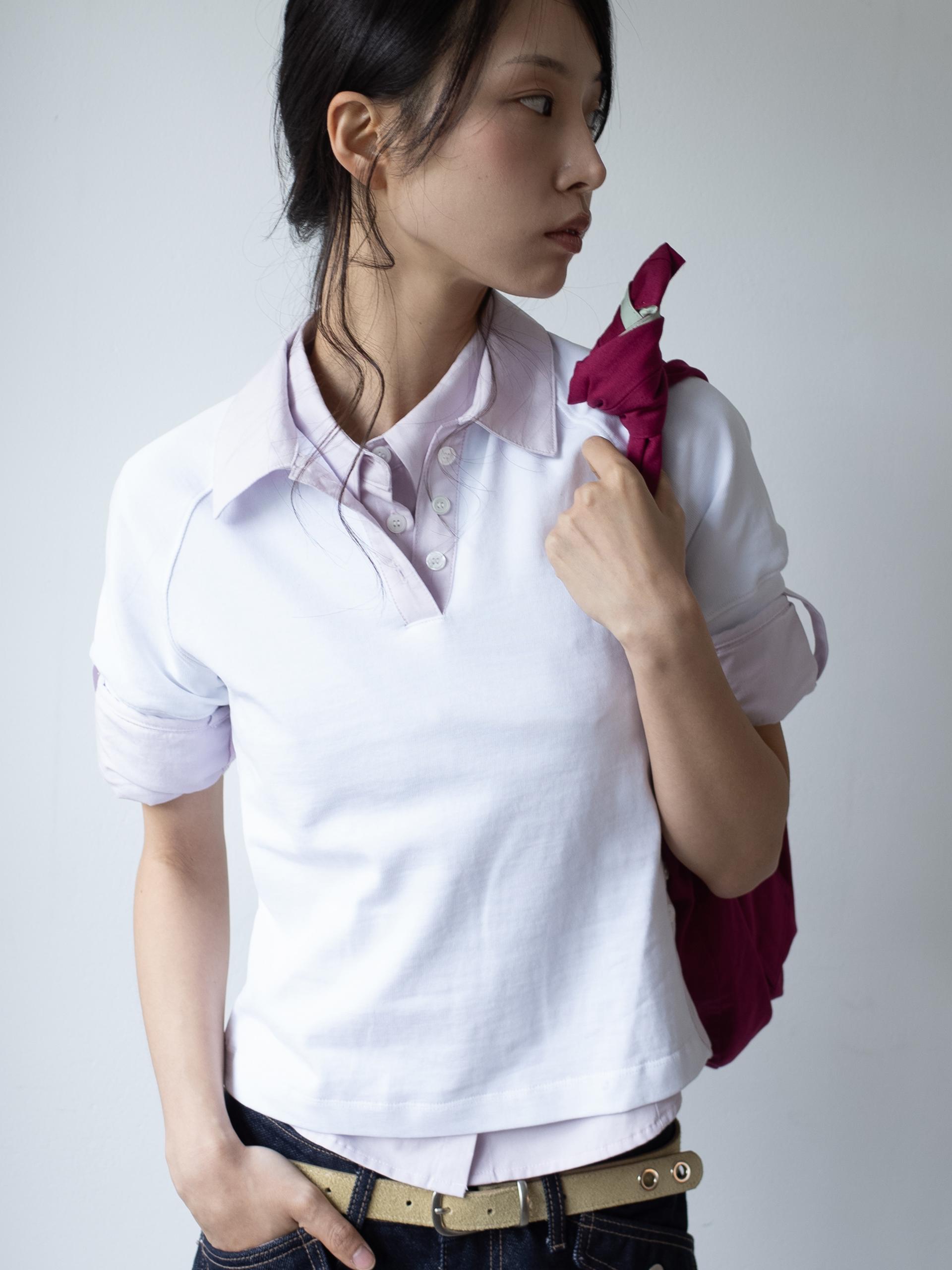 BUTTON POLO T (WHITE)