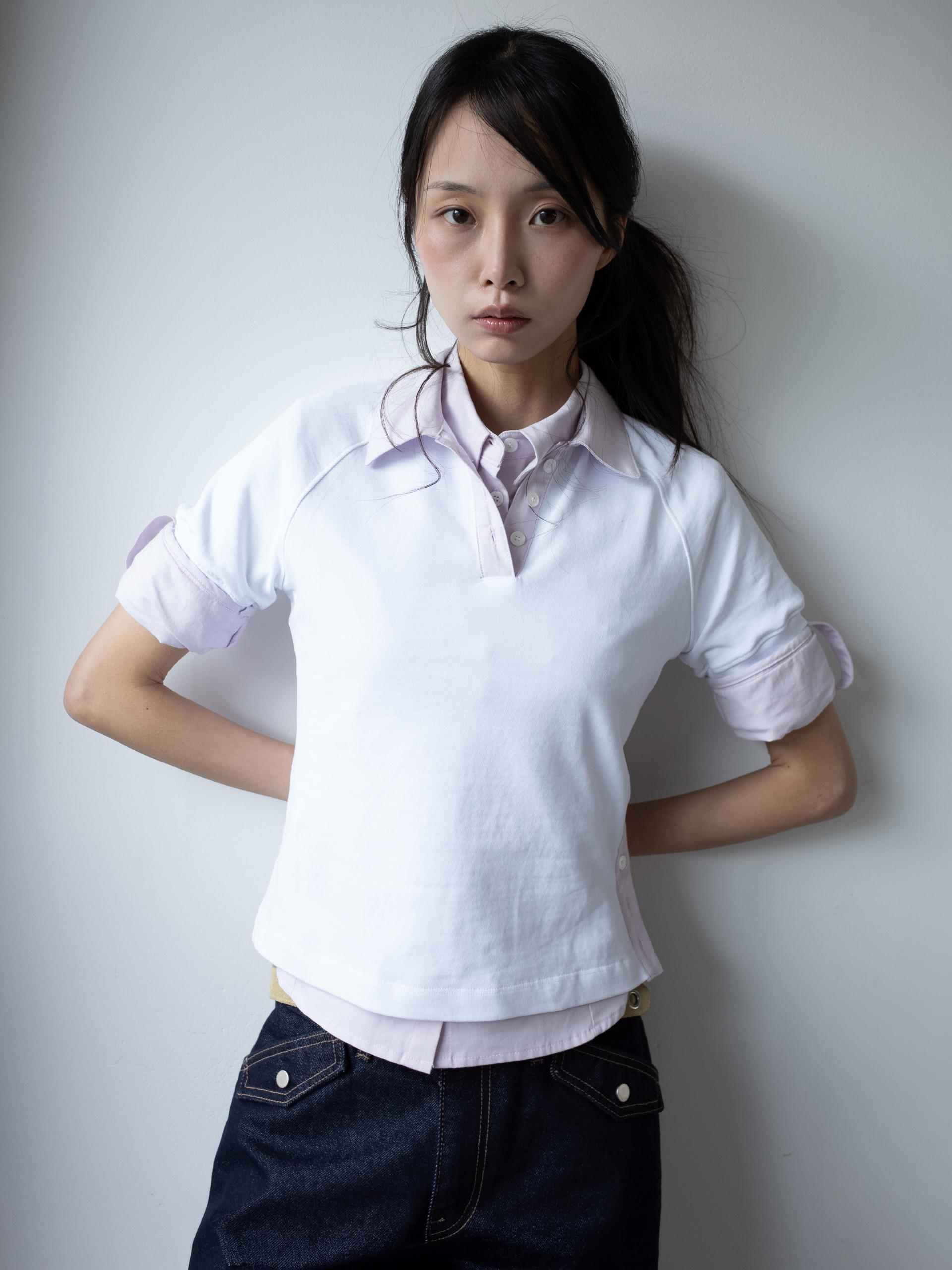 BUTTON POLO T (WHITE)