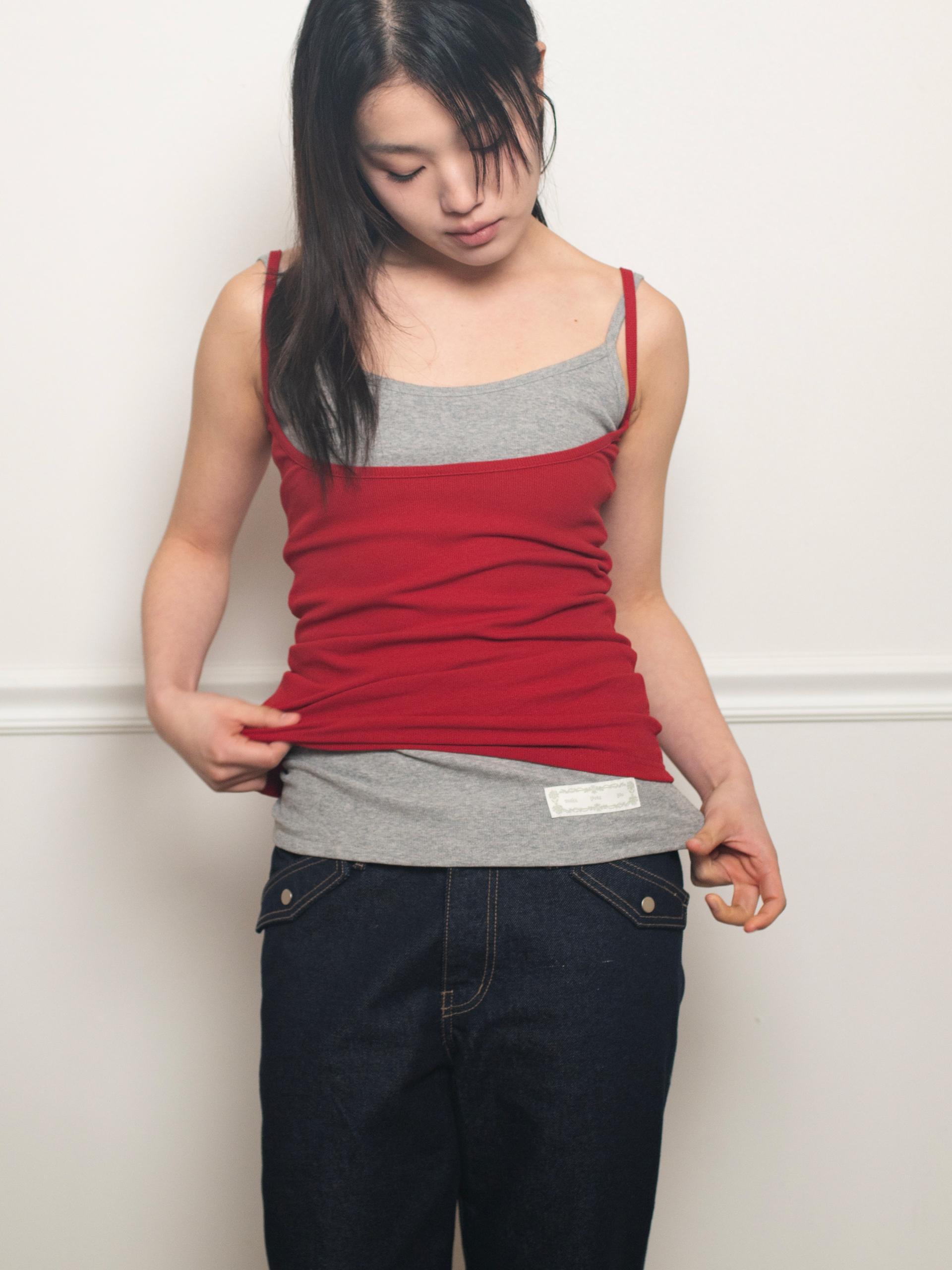 EASY OPEN BACK SLEEVELESS (MELANGE)
